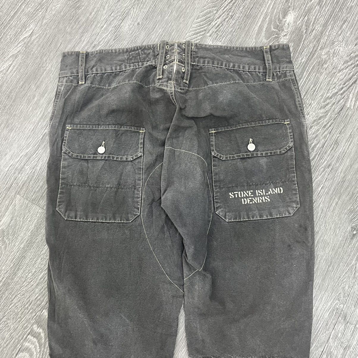 Stone Island Vintage Stone Island Denim Pants Size US 34 / EU 50 - 2 Thumbnail
