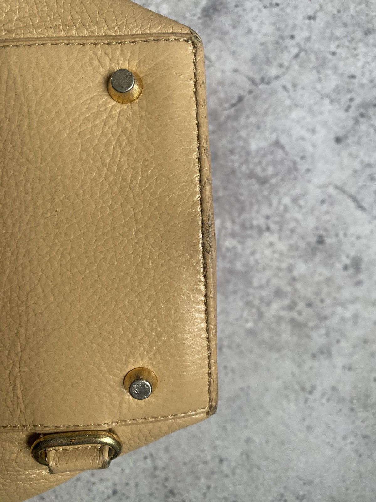 Other Ameli Zurich Central Bag Beige Pebbled Leather Luxury Italy Size ONE SIZE - 18 Thumbnail