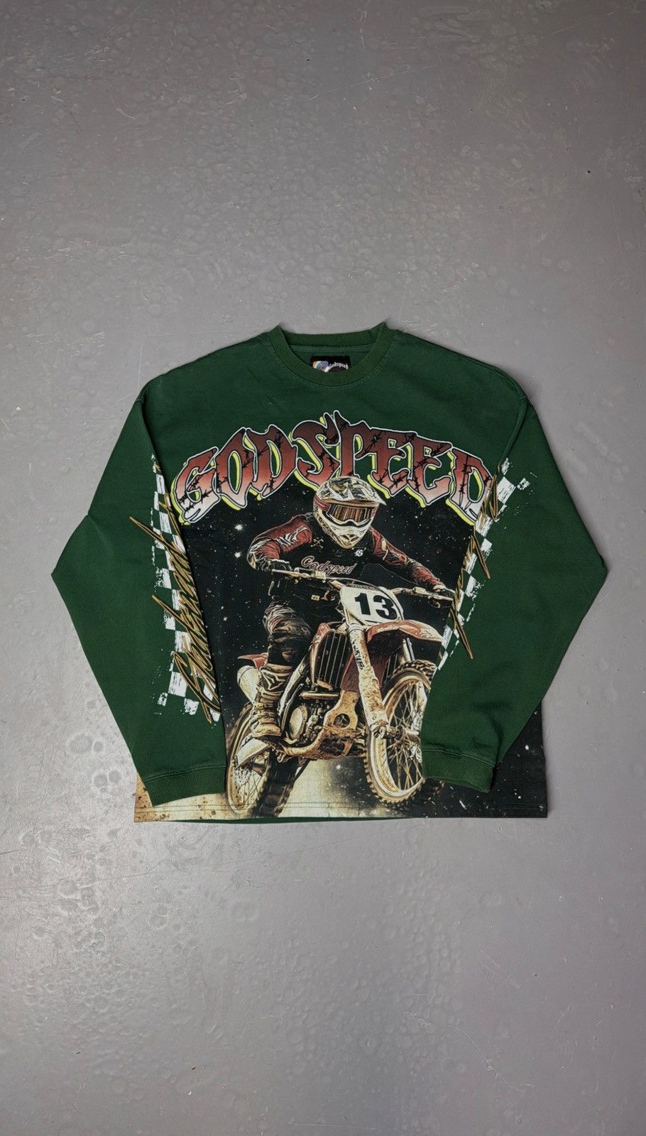 Godspeed Godspeed Full Throttle Green Long Sleeve Size US M / EU 48-50 / 2 - 1 Thumbnail