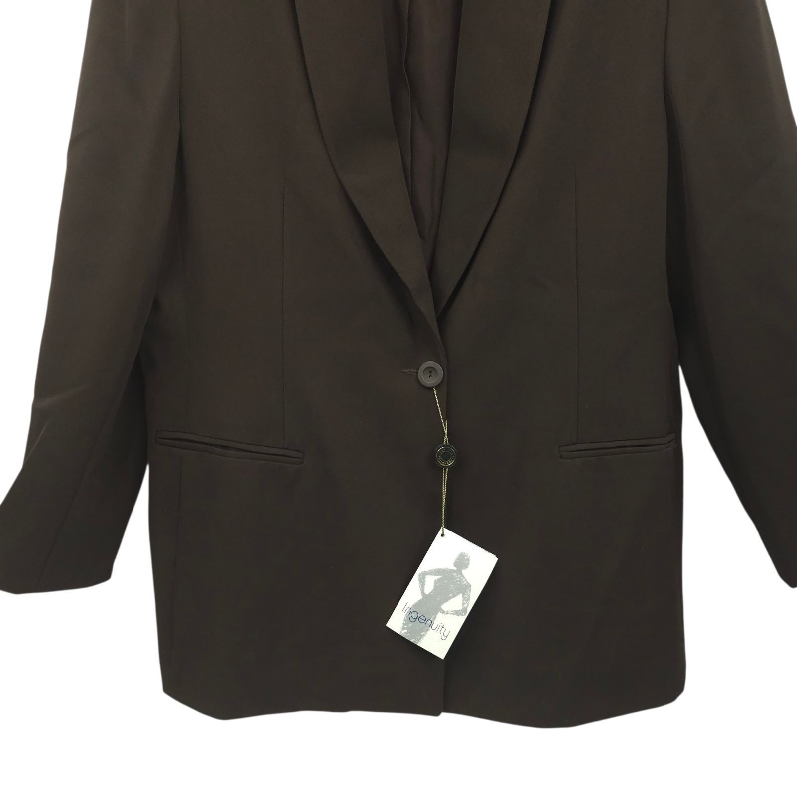 Other Ingenuity Blazer Jacket 18 Quiet Luxury Minimalist Workwear Size XXL / US 16-18 / IT 52-54 - 10 Thumbnail