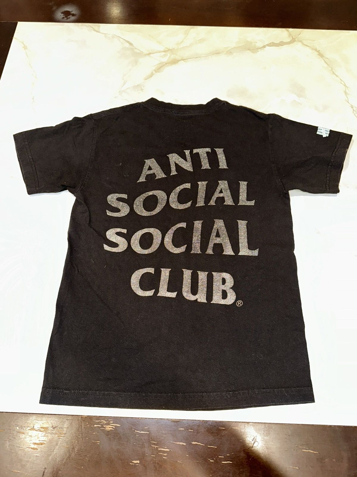 Anti Social Social Club × Undefeated Reflective anti social club tee Size US M / EU 48-50 / 2 - 6 Thumbnail
