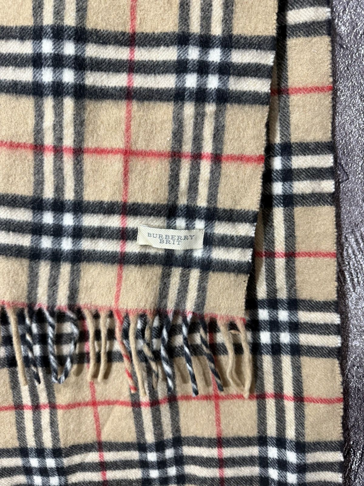 Burberry × Vintage Burberry Brit Novacheck Classic Scarf Size ONE SIZE - 2 Thumbnail