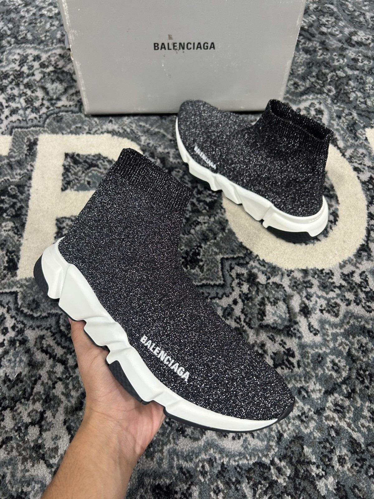Balenciaga Balenciaga Sock Runners Size 9US/42EU Size US 9 / EU 42 - 2 Thumbnail