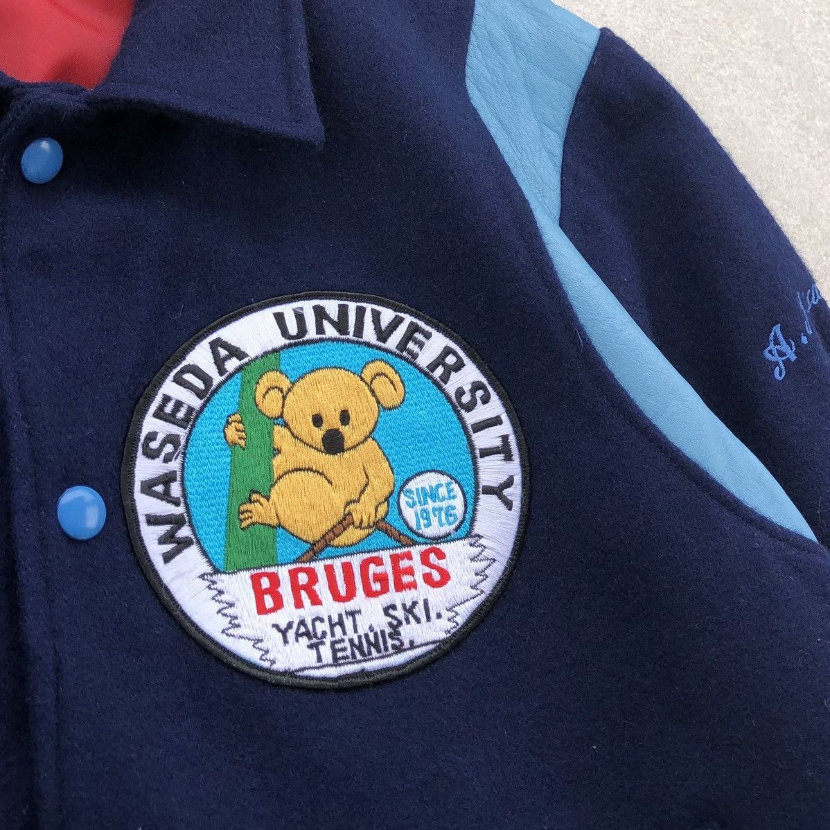 Vintage Vintage Baseball Varsity Jacket By Village Stone Size US M / EU 48-50 / 2 - 13 Thumbnail