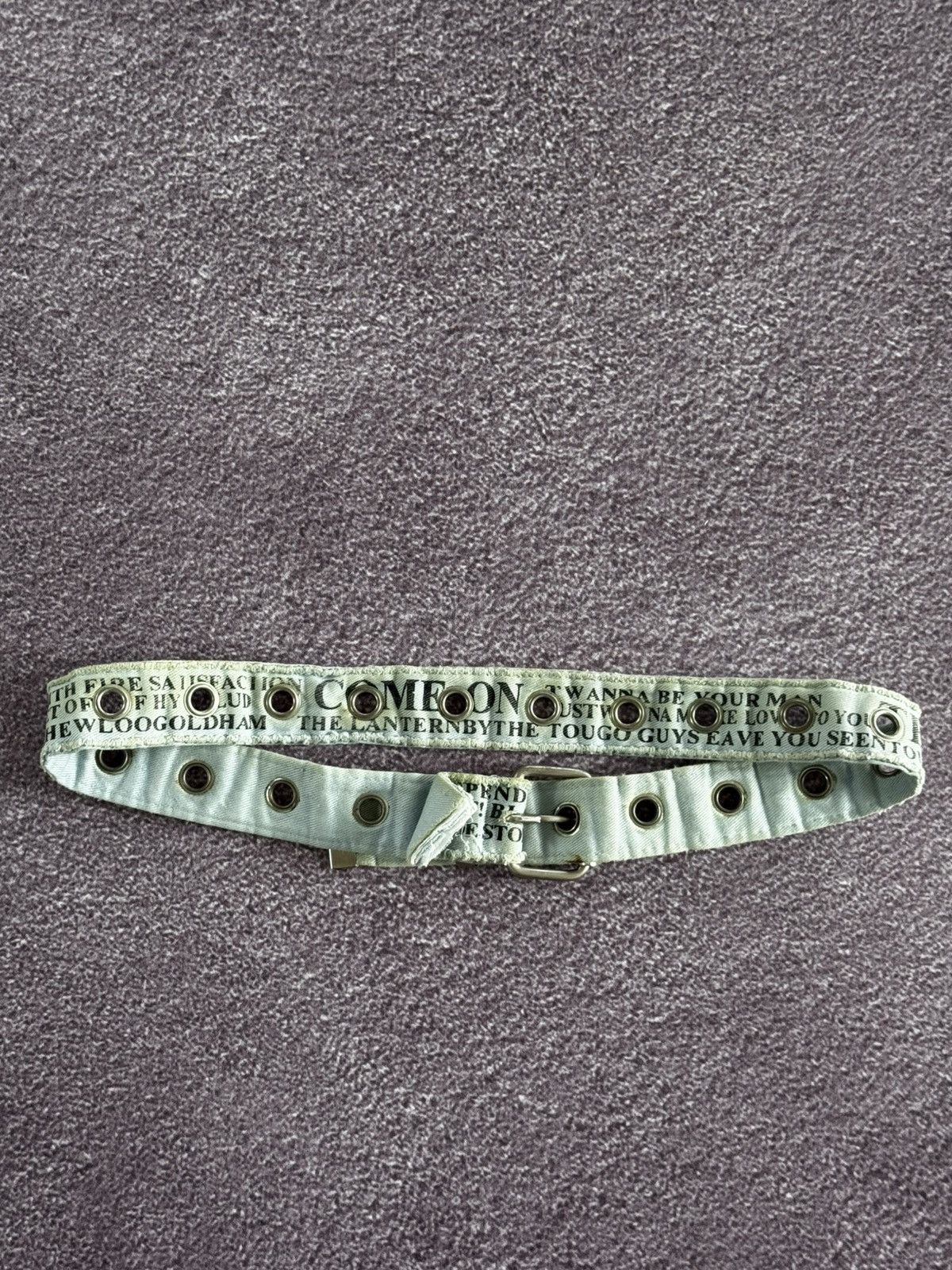 Japanese Brand Y2K Japanese Style Distressed Archive Belt Size ONE SIZE - 8 Thumbnail