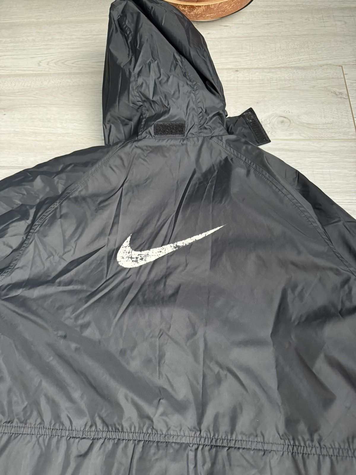 Nike × Vintage Vintage Nike Nylon Track Jacket 90’s Swoosh logo back Size US M / EU 48-50 / 2 - 6 Thumbnail