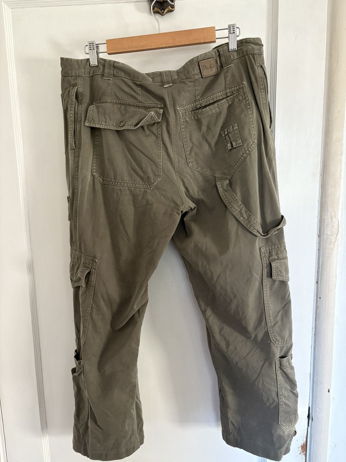 Dolce & Gabbana Dolce and Gabbana Vintage Olive Cargo Pants Size US 34 / EU 50 - 6 Thumbnail