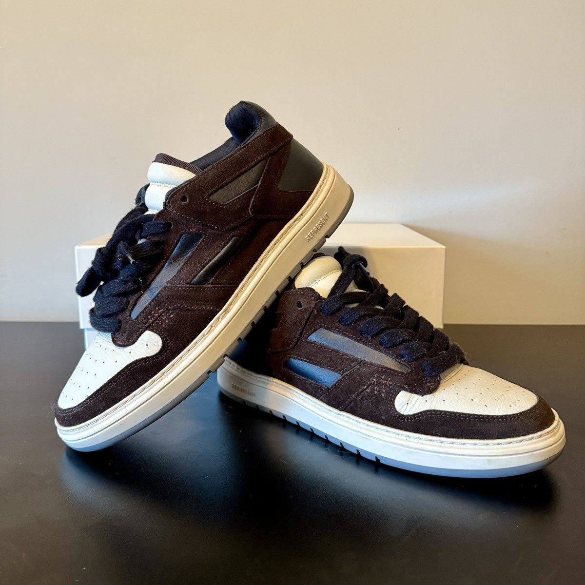 Hypebeast × Represent Clo. Represent Clo. Reptor Low Brown/Black/White Size 9 US Size US 9 / EU 42 - 1 Thumbnail