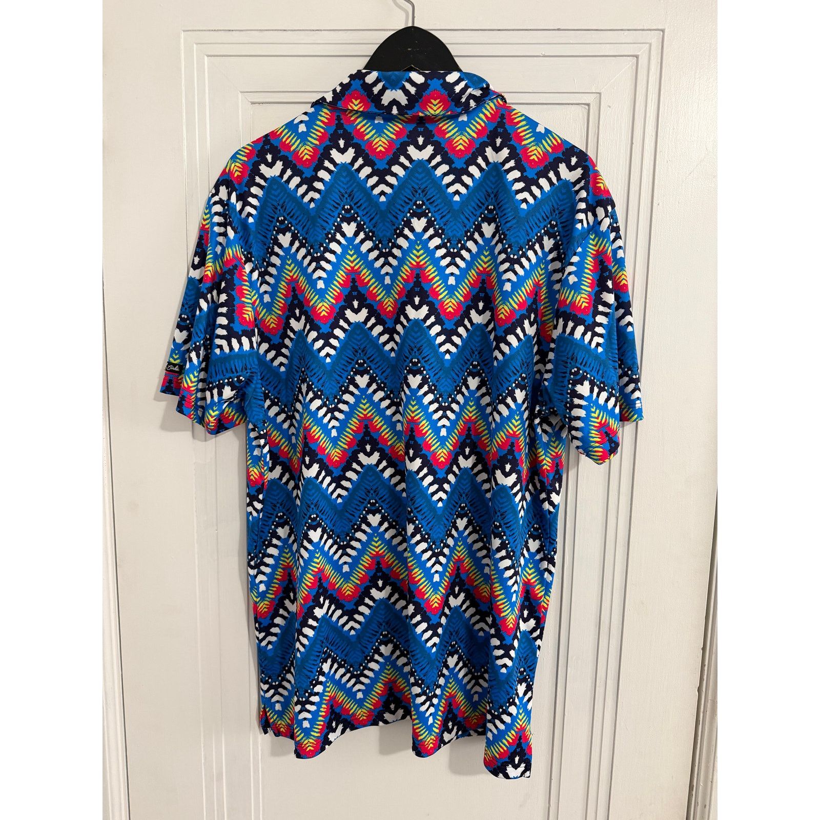 Bad Birdie Bad Birdie Blue All-Over Print Golf Polo Men's Size XL Size US XL / EU 56 / 4 - 5 Thumbnail