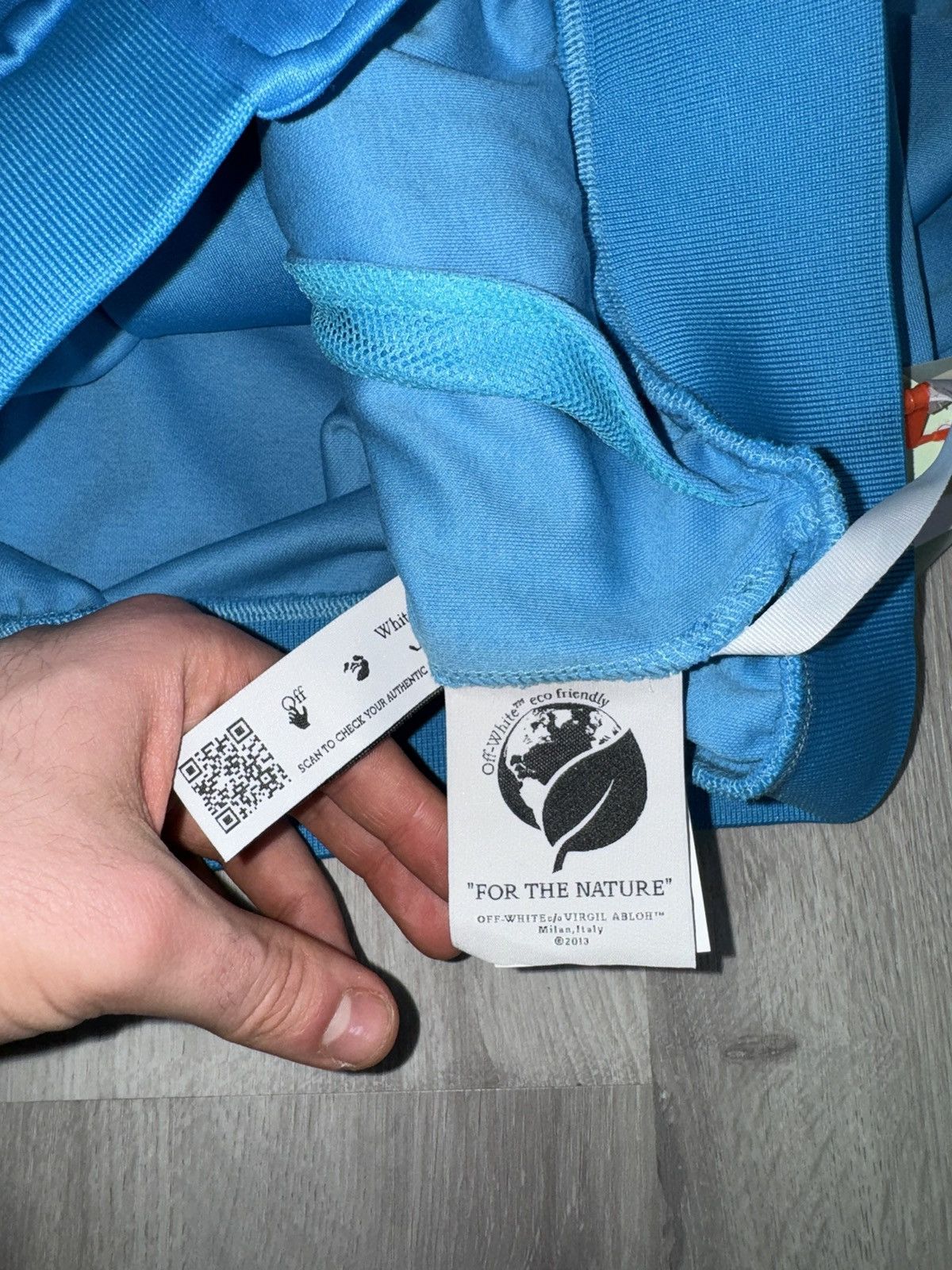 Off-White Off white single arrow track jacket blue Size US XS / EU 42 / 0 - 5 Thumbnail