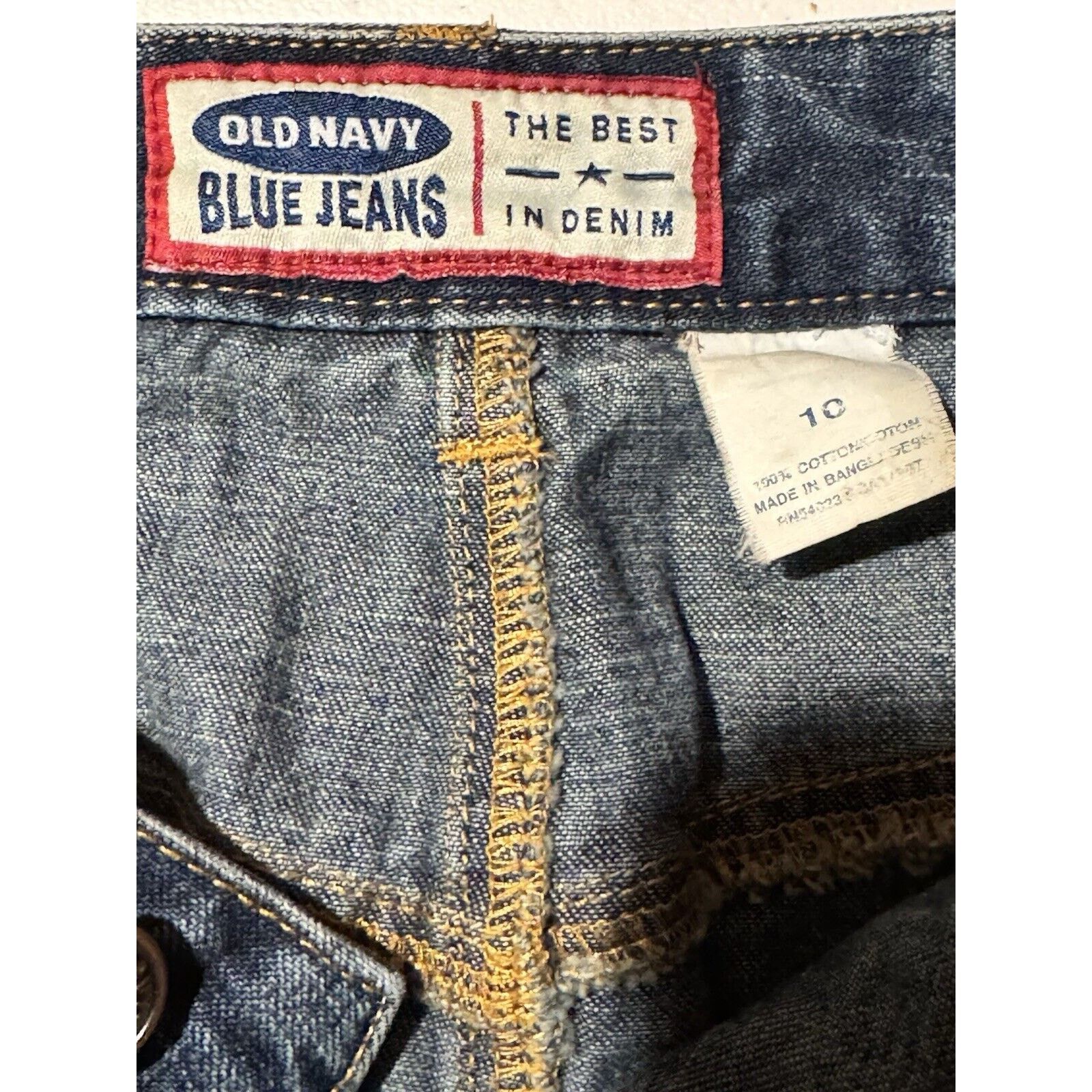 Old Navy Old Navy Jean Skirt Size 10 Straight Y2K Grunge Streetwear Size 32" / US 10 / IT 46 - 6 Thumbnail