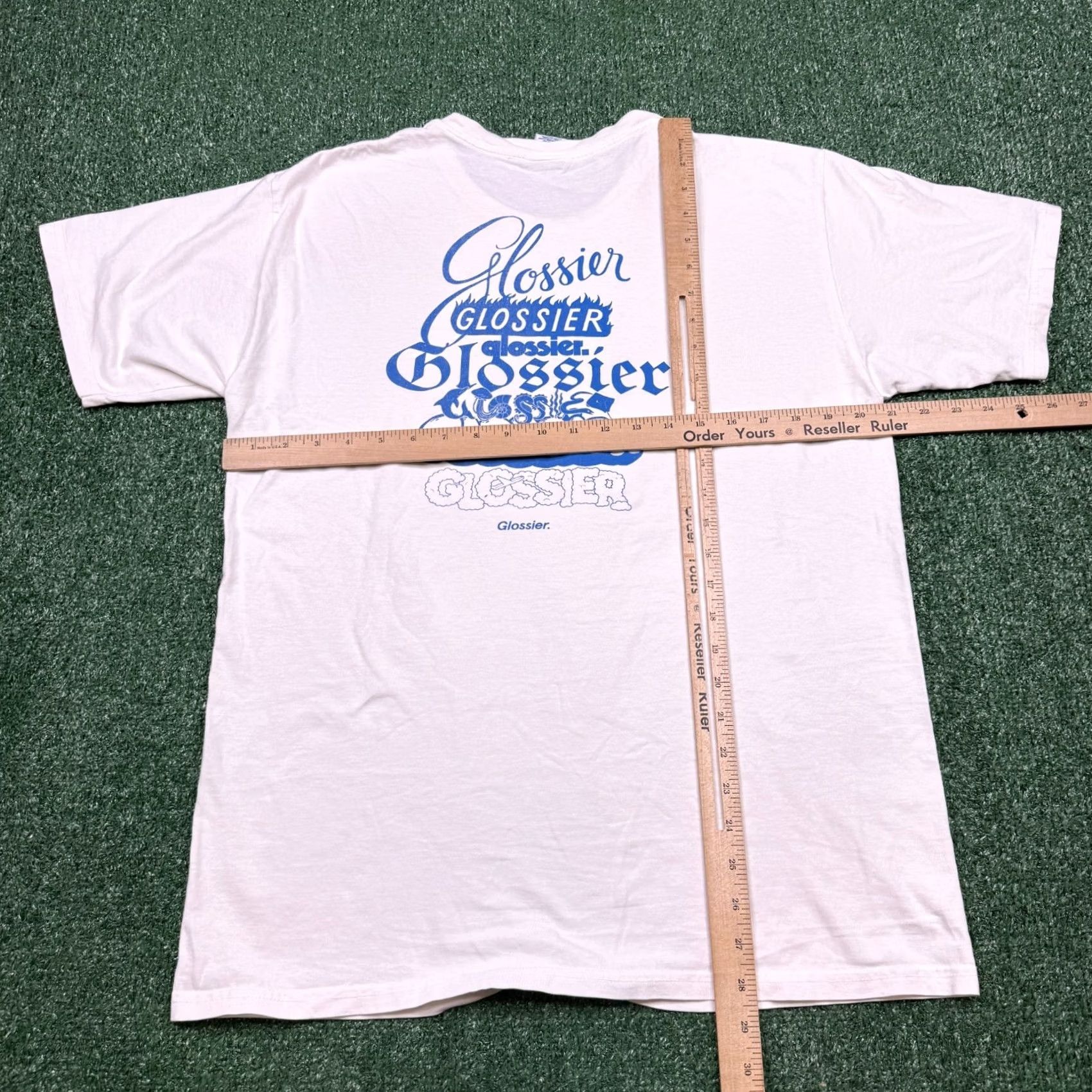 Vintage VINTAGE Glossier Birthday Logo T Shirt? Size US L / EU 52-54 / 3 - 3 Thumbnail