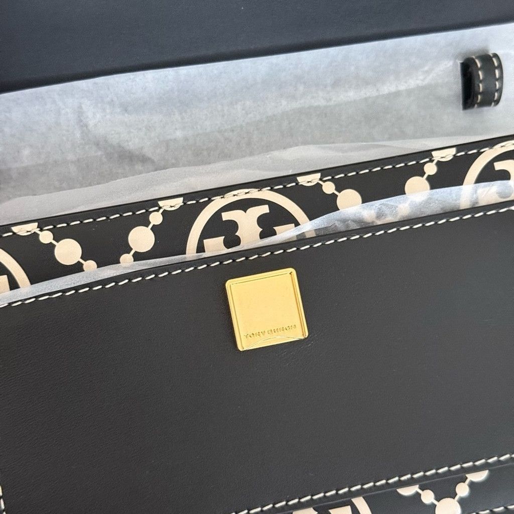 Tory Burch Tory Burch Black and White Women's Bag Size ONE SIZE - 5 Thumbnail