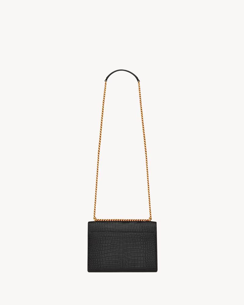 Saint Laurent Paris o1b1hav110125 Size: OS / Large Shoulder Bag Leather in Black Size ONE SIZE - 2 Thumbnail