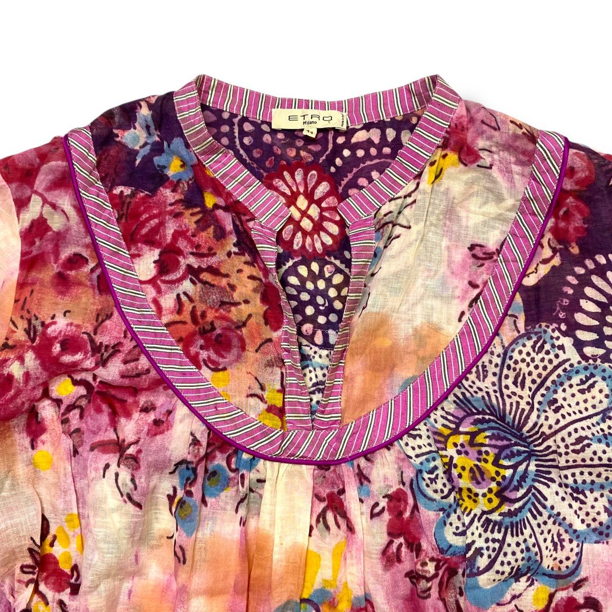 Etro × If Six Was Nine Y2K Etro flower pattern hippies style Size M / US 6-8 / IT 42-44 - 3 Thumbnail