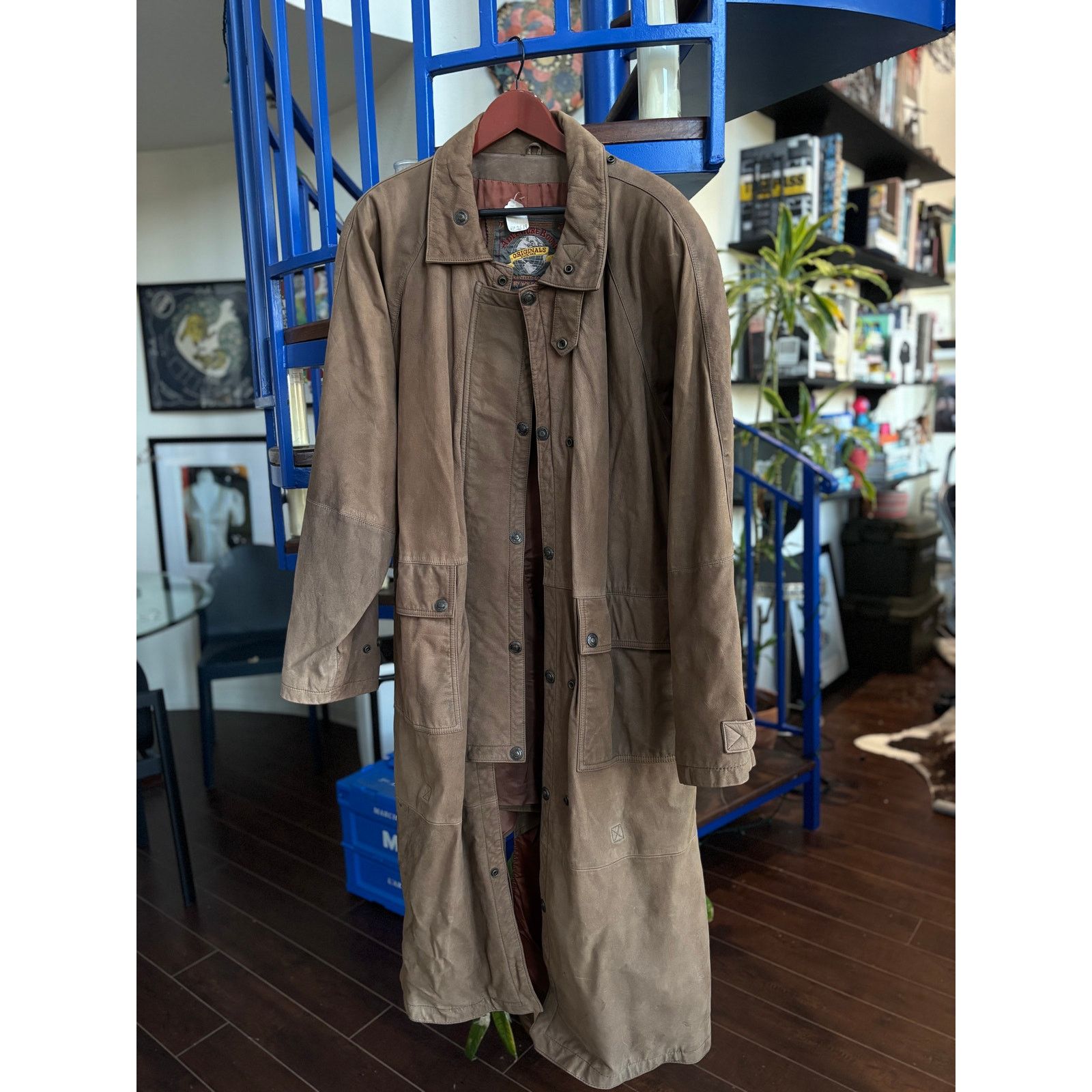 Wilsons Leather Wilsons Adventure Bound Leather Trench Coat – Brown Size L Size US L / EU 52-54 / 3 - 1 Thumbnail