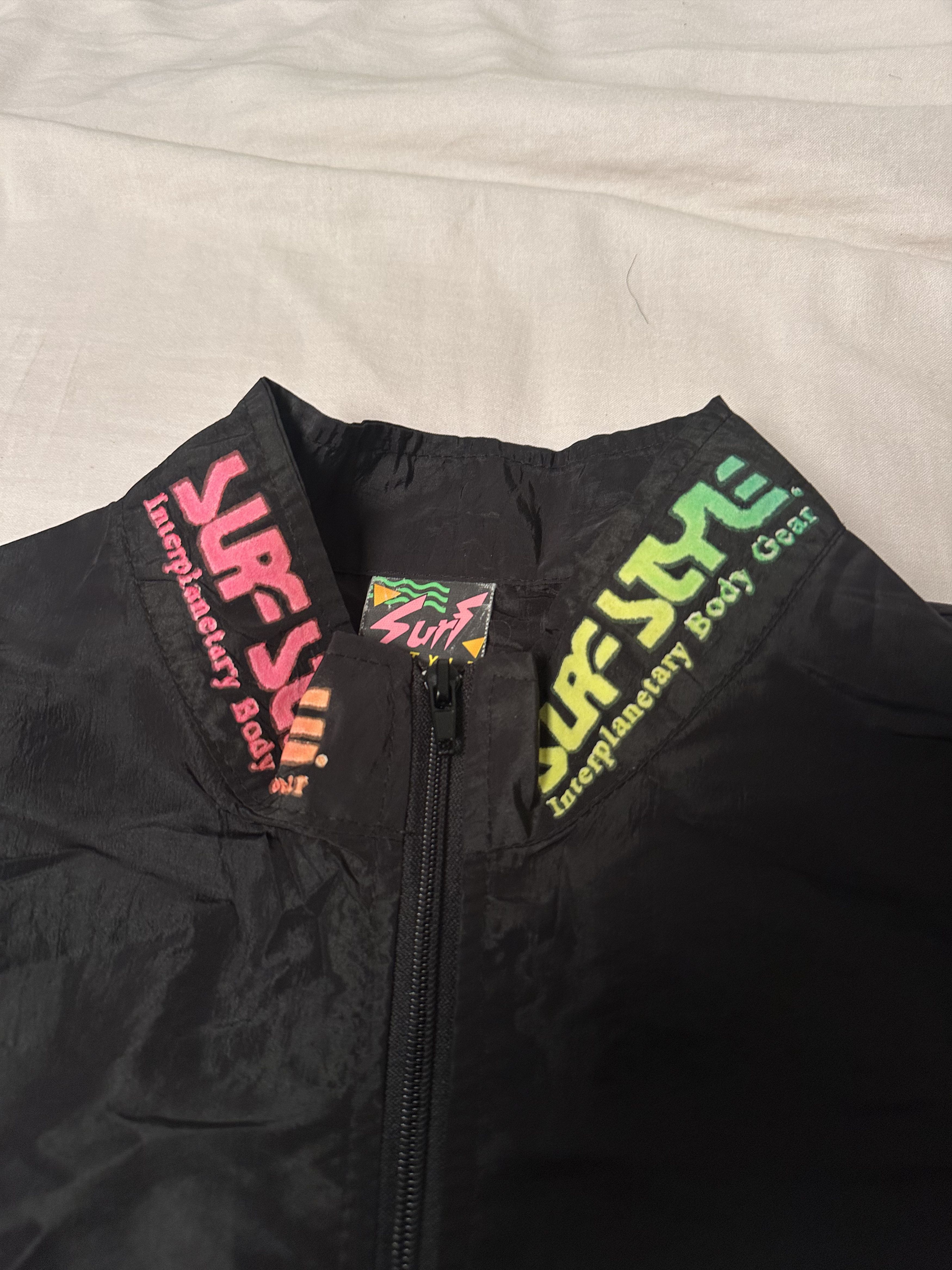 Vintage Vintage 80s Surf Style Neon Windbreaker Jacket Iridescent Size US XXL / EU 58 / 5 - 4 Thumbnail