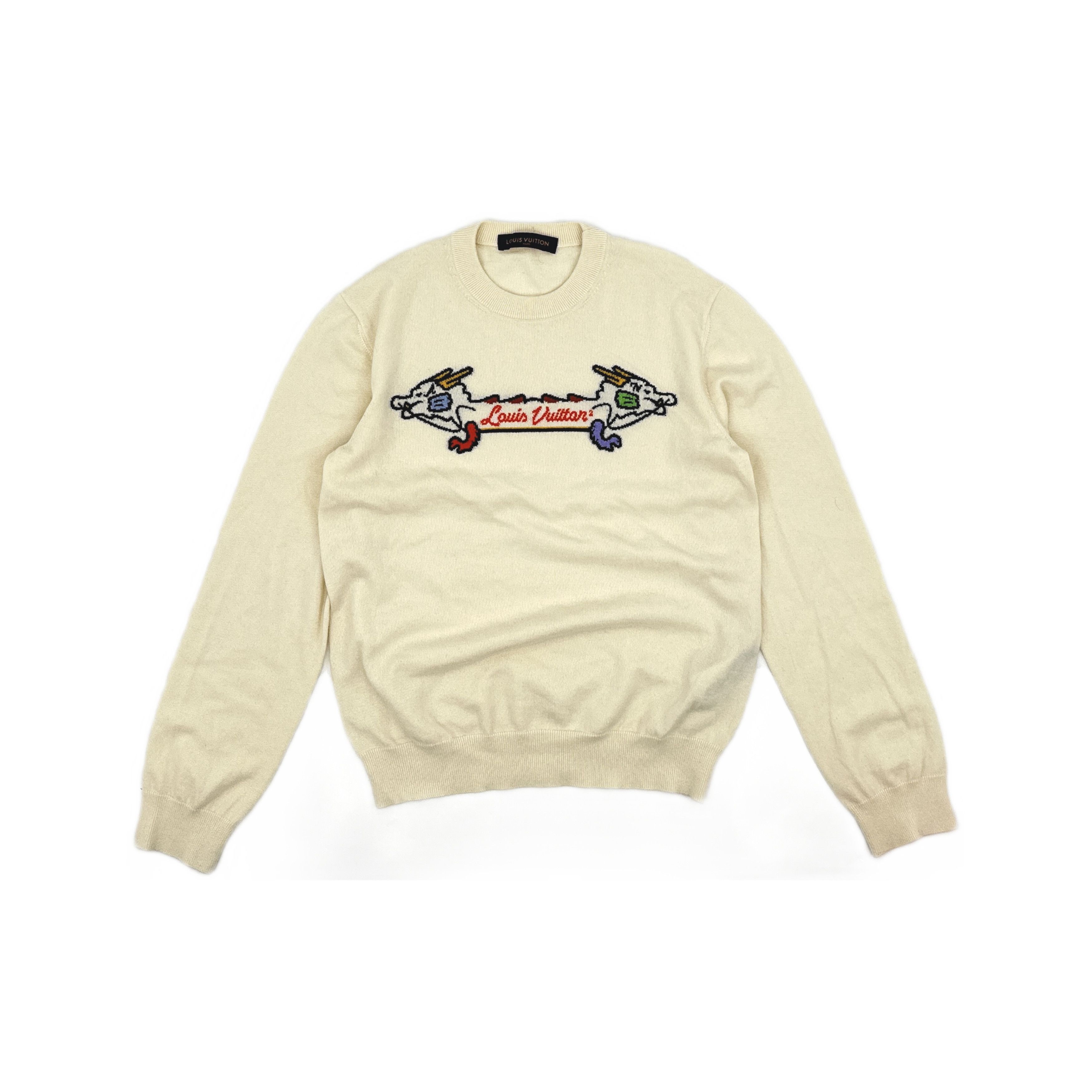 Louis Vuitton Louis Vuitton x Nigo Dragon Intarsia Sweater Size M Size US M / EU 48-50 / 2 - 1 Thumbnail