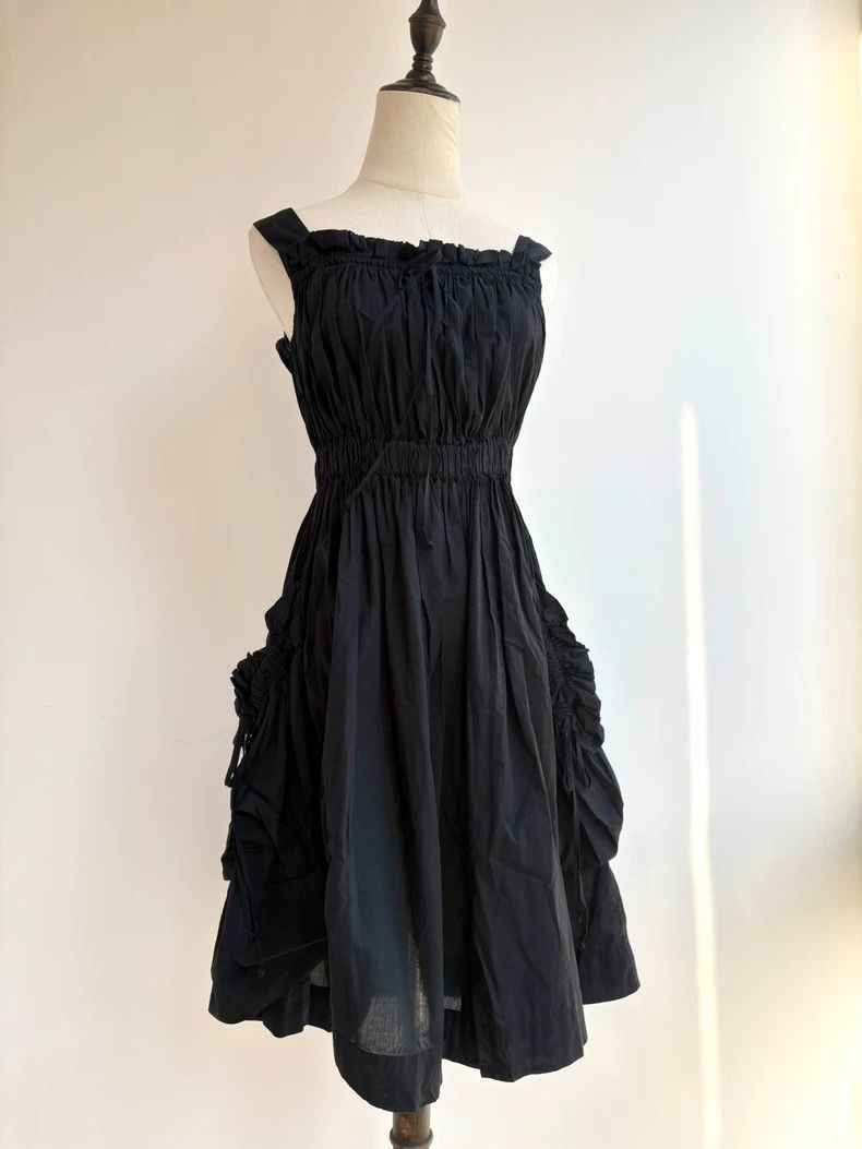 Vivienne Westwood Vivienne Westwood Black bow-tied pleated dress Size XS / US 0-2 / IT 36-38 - 1 Thumbnail