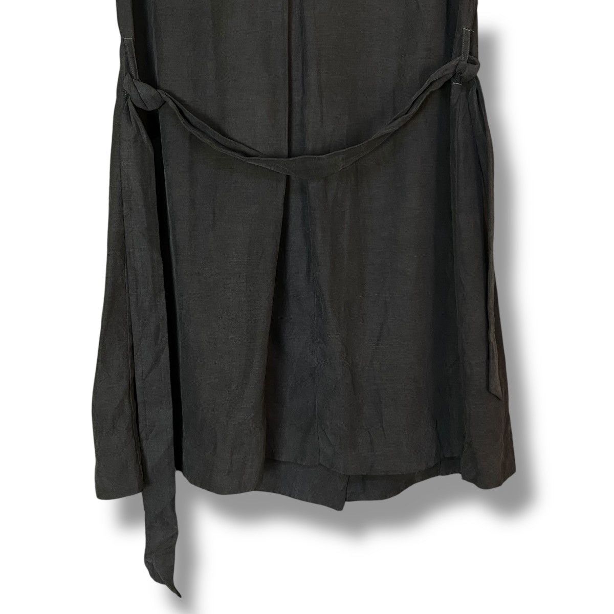 Calvin Klein Calvin Klein Gray Tie-waist Lightweight Trench Coat Size US L / EU 52-54 / 3 - 6 Thumbnail