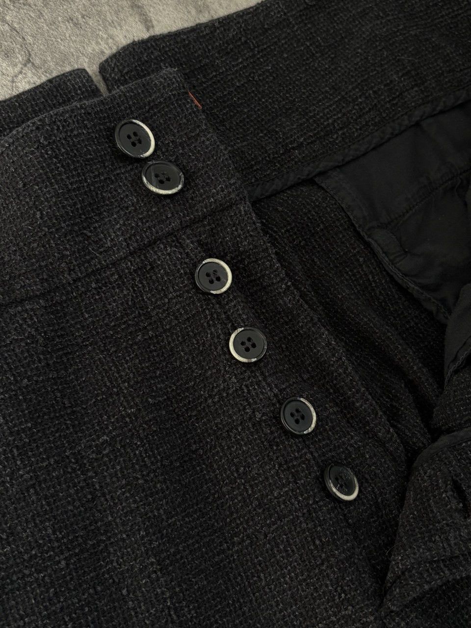Barena Venezia Barena Venezia Wool Old Money Style Black Straight Pants Size US 34 / EU 50 - 9 Thumbnail
