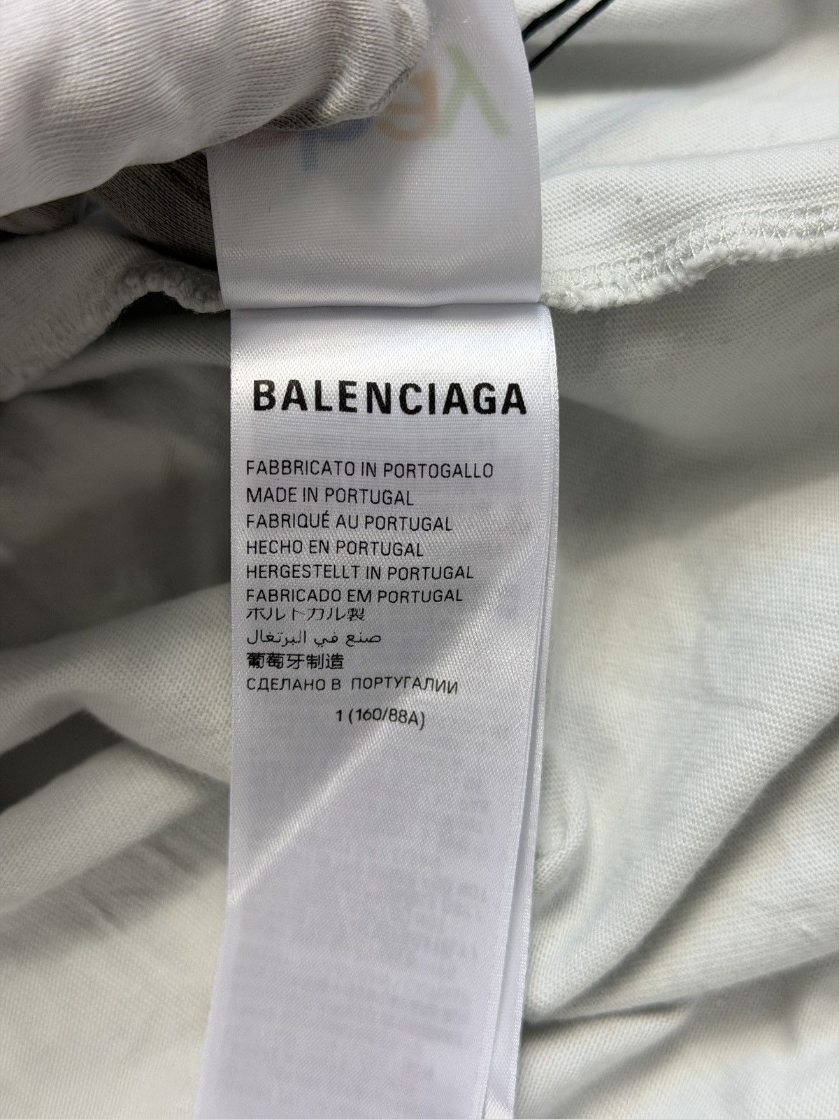 Balenciaga Balenciaga Ebay Embroidery Oversized Beige Tee Shirt Size US M / EU 48-50 / 2 - 10 Thumbnail