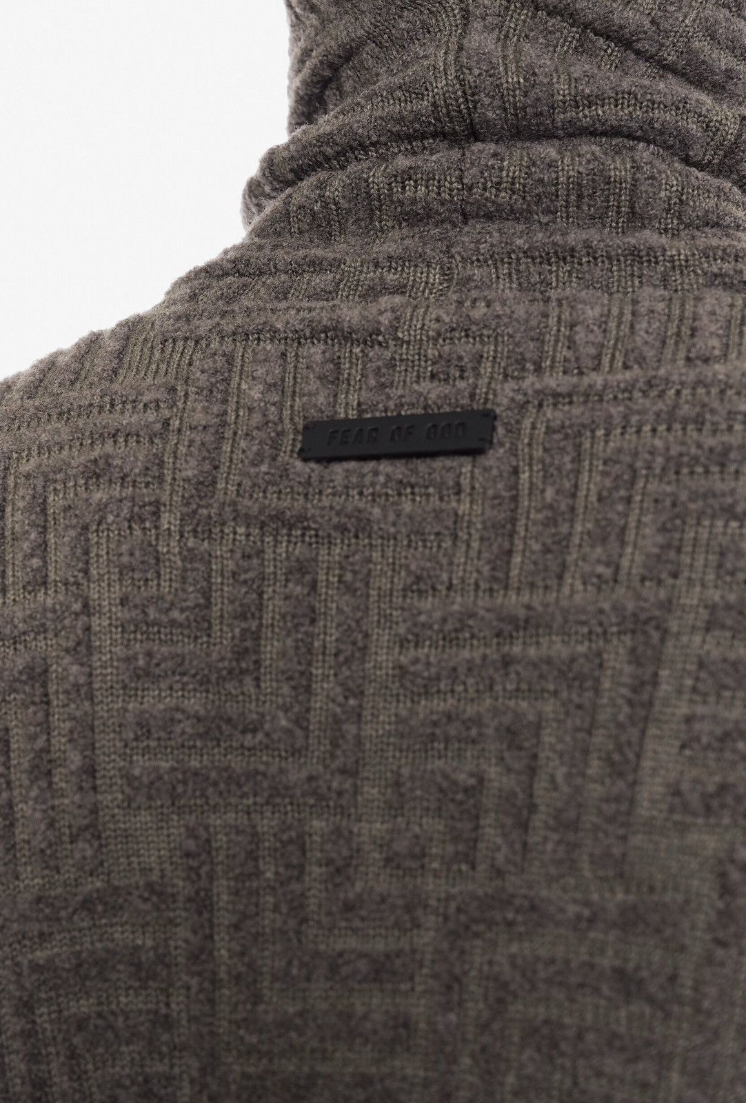 Fear of God Last Size Fear of God Wool Jacquard High Neck Sweater Size US XL / EU 56 / 4 - 9 Thumbnail