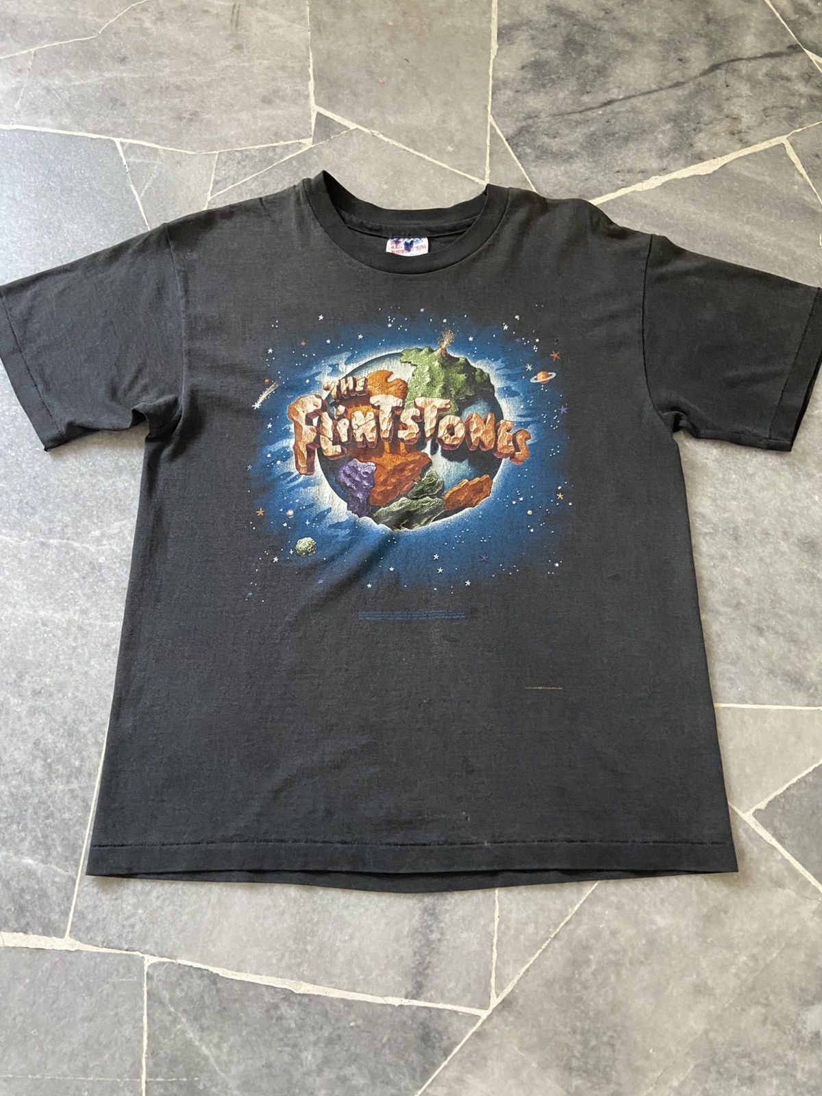 Cartoon Network Hanes 90s T Shirt The Flintstones Single Stich Tee Size US M / EU 48-50 / 2 - 6 Thumbnail