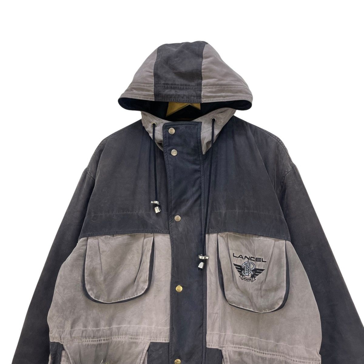 Japanese Brand × Lancel × Vintage 💥Vintage Lancel Hooded Jacket Size US M / EU 48-50 / 2 - 3 Thumbnail
