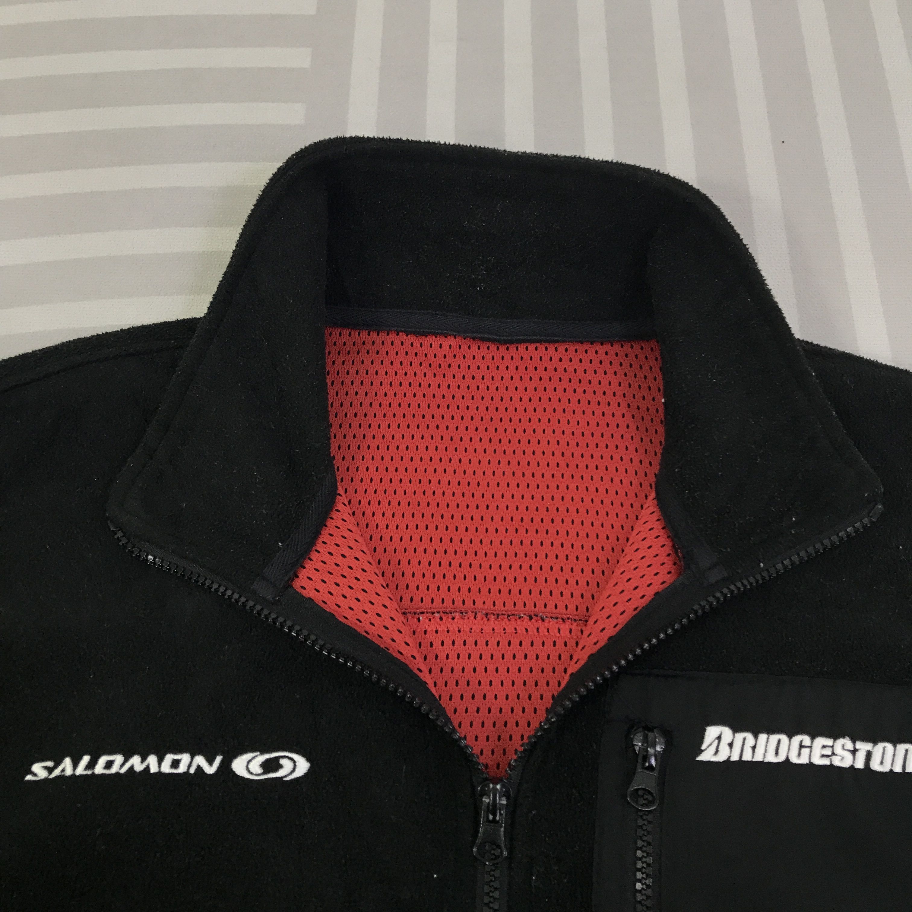 Japanese Brand Vintage Salomon x Bridgestone flecce Jacket K122B10 Size US L / EU 52-54 / 3 - 5 Thumbnail