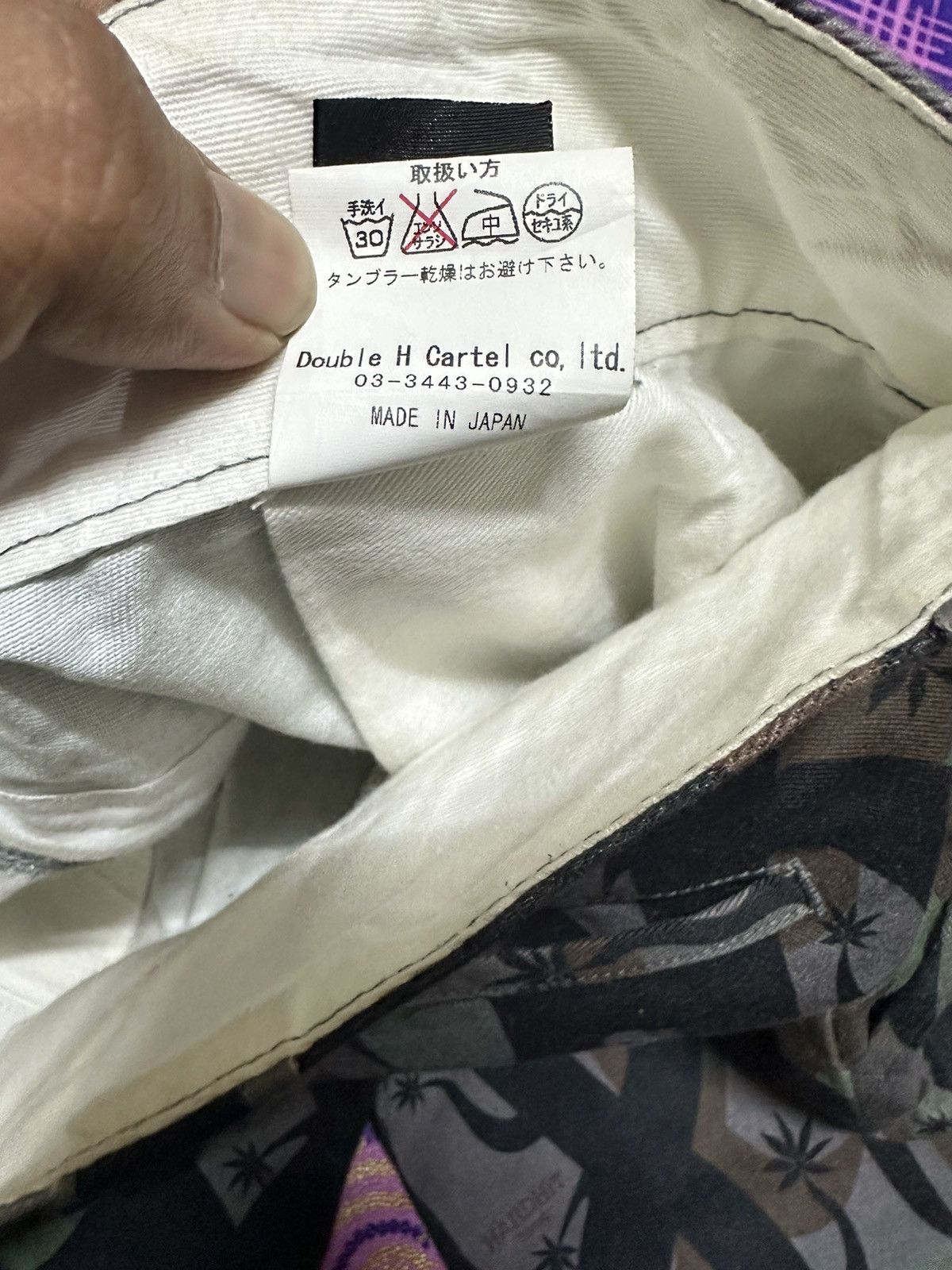 Japanese Brand Hardhits double knee cotton pants camo Size US 32 / EU 48 - 6 Thumbnail