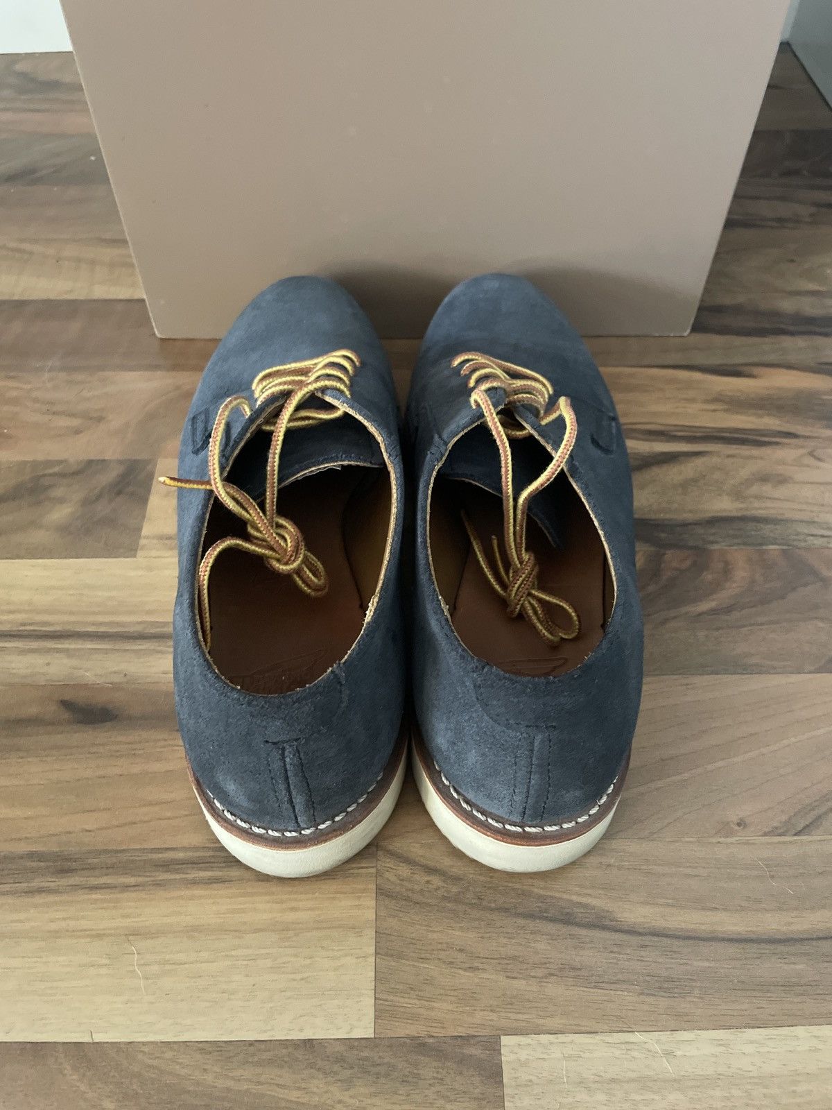 Red Wing Redwing Postman Blue Suede Oxford Size US 8.5 / EU 41-42 - 5 Thumbnail