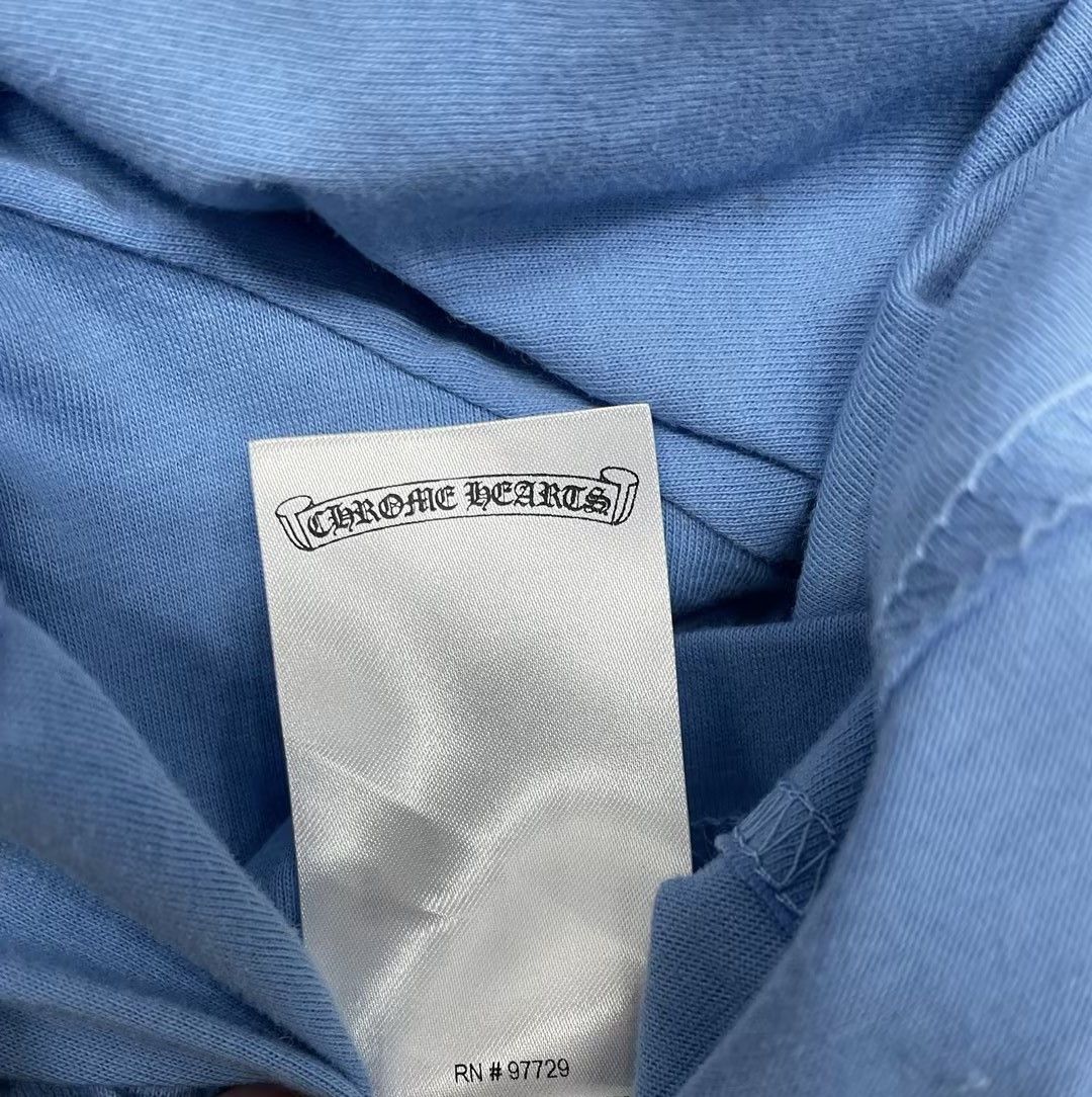 Chrome Hearts Chrome Hearts Miami Horseshoe Short Sleeve Blue T-shirt Tee Size US M / EU 48-50 / 2 - 12 Thumbnail