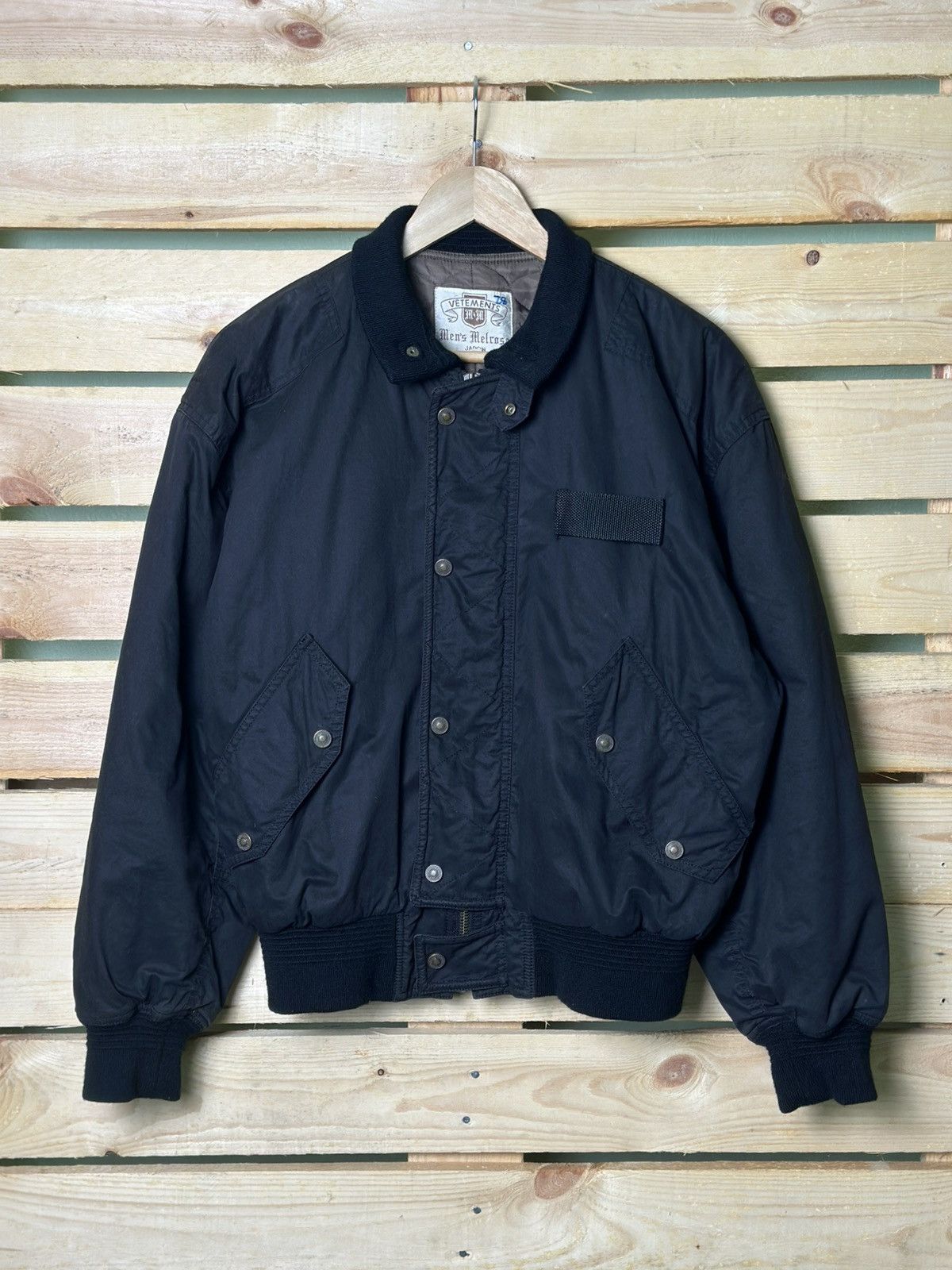 Beauty Beast × Japanese Brand Vintage Vetements Men Melrose Bomber Jacket Size US M / EU 48-50 / 2 - 1 Thumbnail