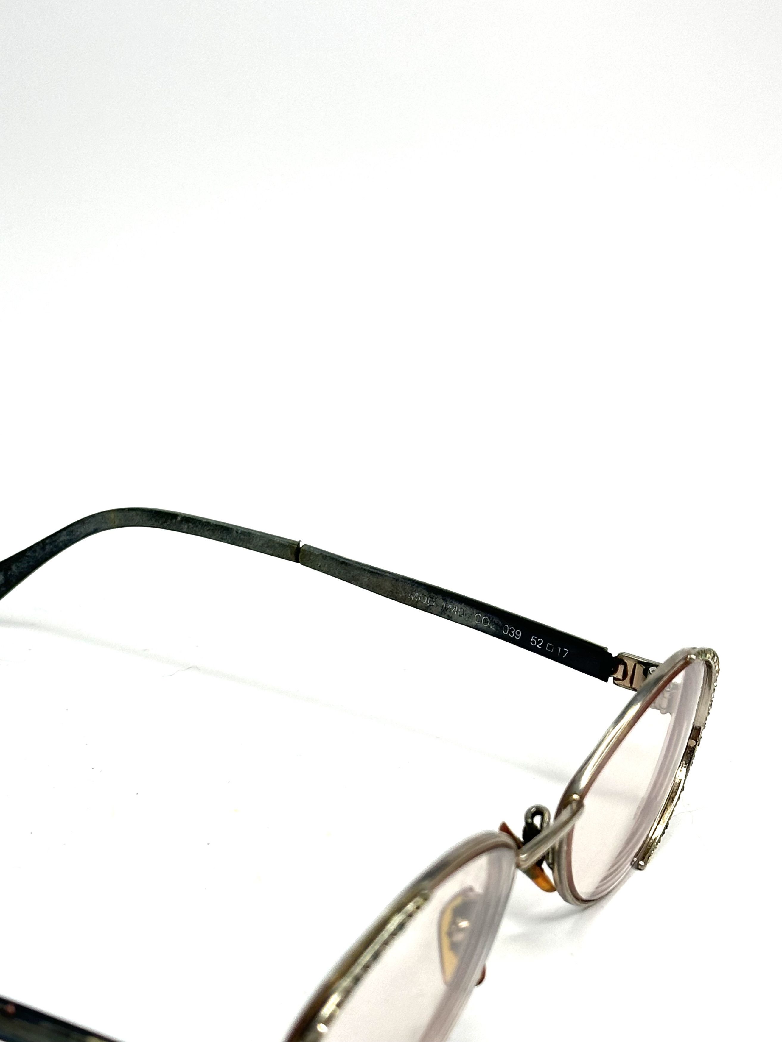 Versace Versace Swarovski Medusa Rhinestone Slim Vintage Glasses Size ONE SIZE - 9 Thumbnail