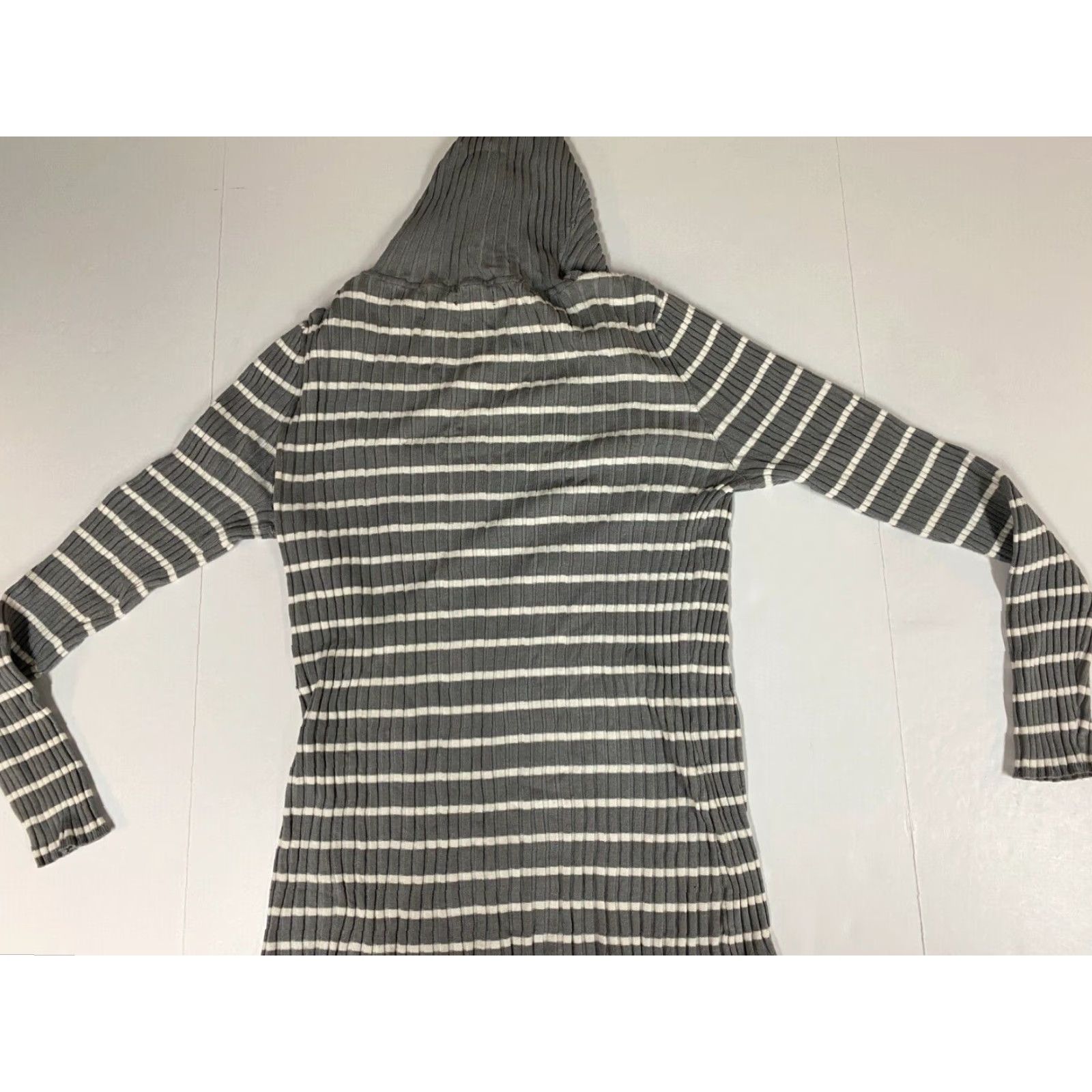 Apt. 9 Apt 9 Womens Sweater XL Gray Pullover Crew Neck Long Balloon Sleeve Button Knit Pullover Modern American Size XL / US 12-14 / IT 48-50 - 7 Thumbnail