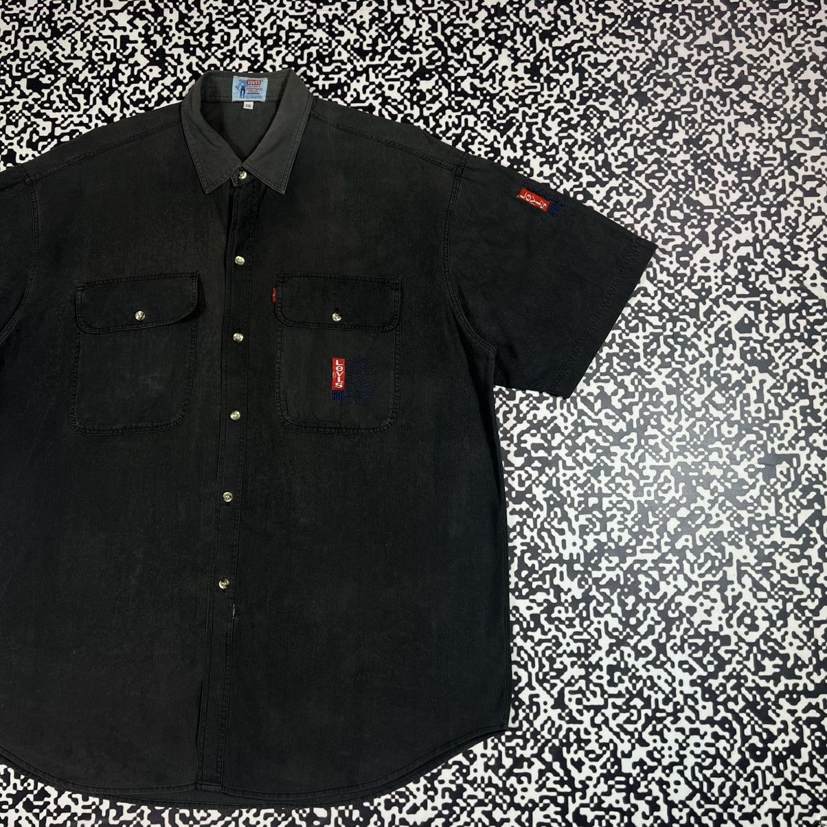 Levi's Vintage Clothing Vintage 80s Levis Western Shirt Faded Retro Casual Rare 90s Size US XXL / EU 58 / 5 - 3 Thumbnail