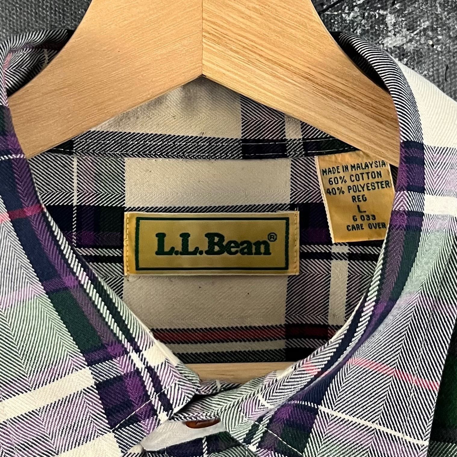 L.L. Bean × Vintage Vintage 90’s LL Bean button shirt Size US XL / EU 56 / 4 - 3 Thumbnail