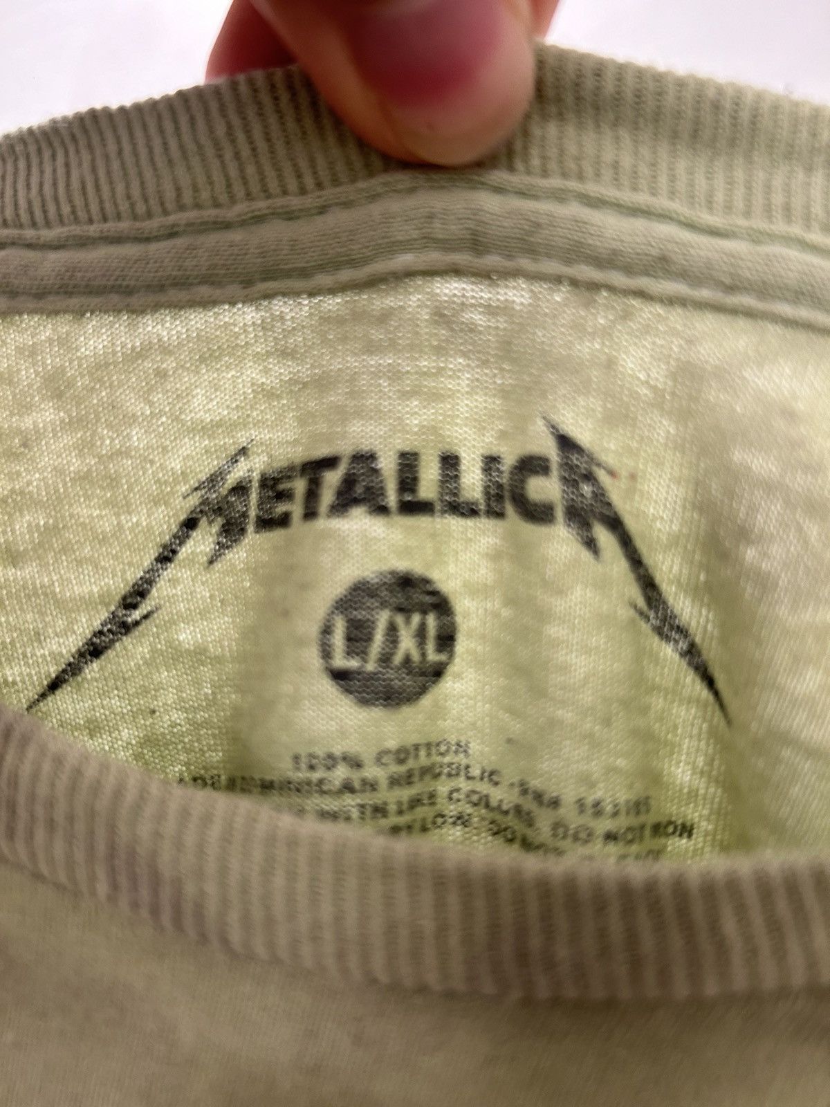 Metallica × Vintage Metallica Size US L / EU 52-54 / 3 - 3 Thumbnail