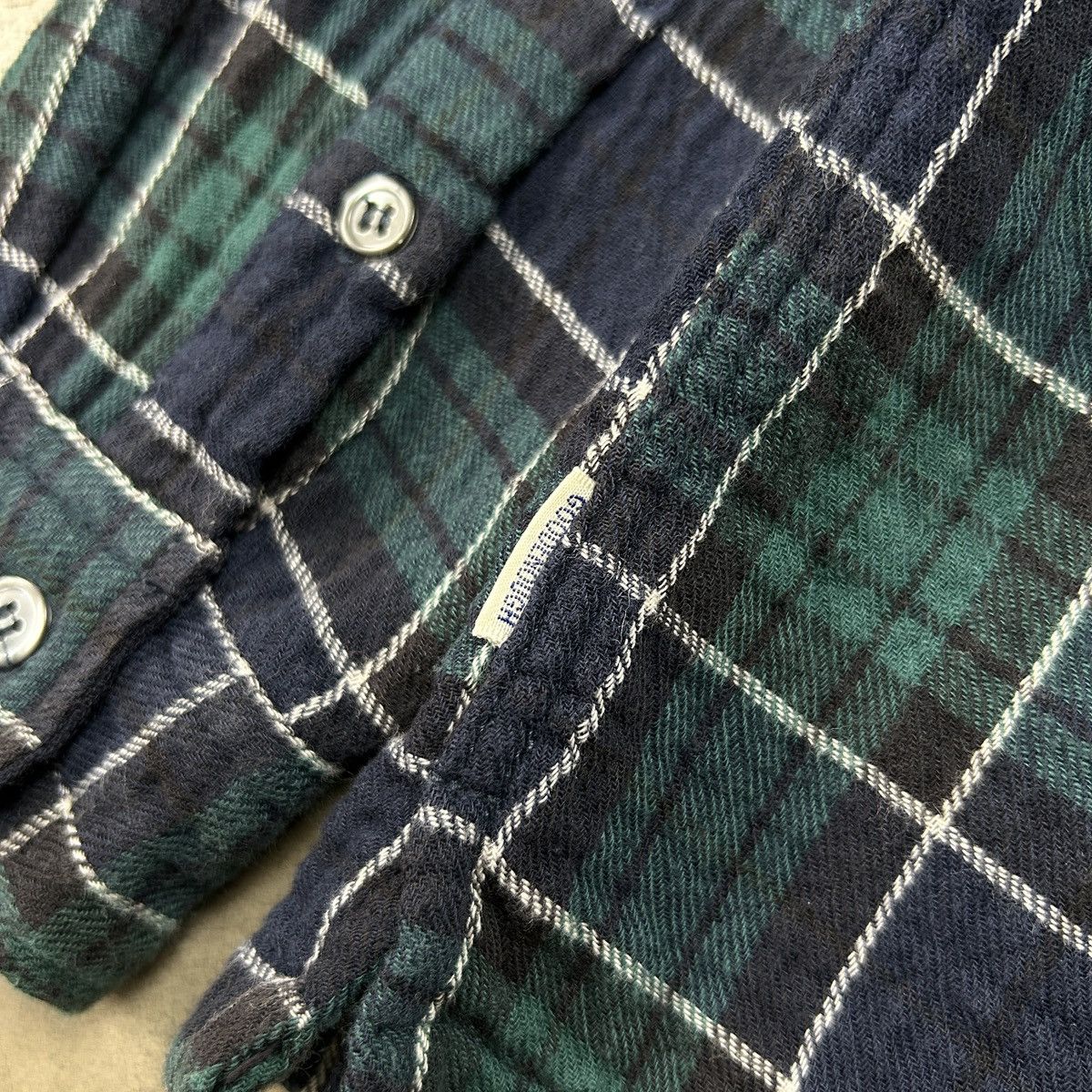 GOODENOUGH × Good Enough × Hiroshi Fujiwara 1990s Goodenough - Green Flannel Size US M / EU 48-50 / 2 - 10 Thumbnail