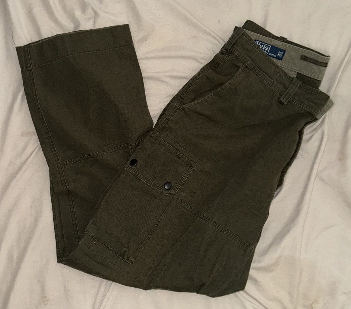 Polo Ralph Lauren × Vintage Vintage Polo Ralph Lauren Multi Pocket Cargo Surplus Pants Size US 36 / EU 52 - 1 Thumbnail
