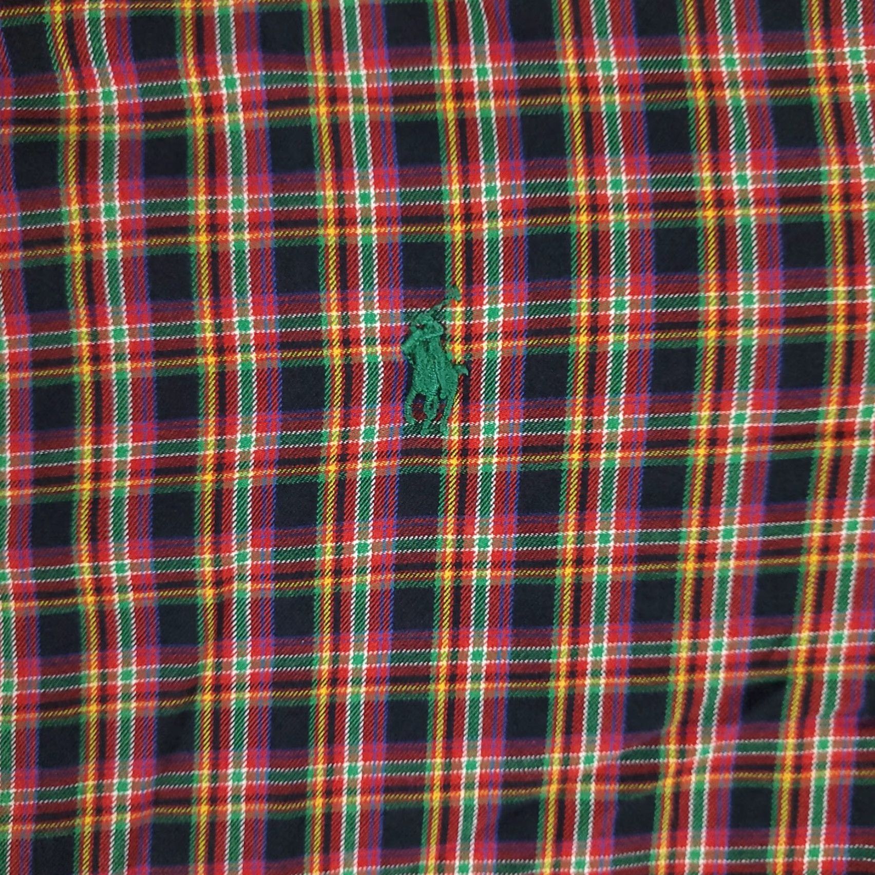 Ralph Lauren Ralph Lauren Plaid Button-Up Shirt Mens Large Black Red Long Sleeve Regular Fit Size US L / EU 52-54 / 3 - 3 Thumbnail