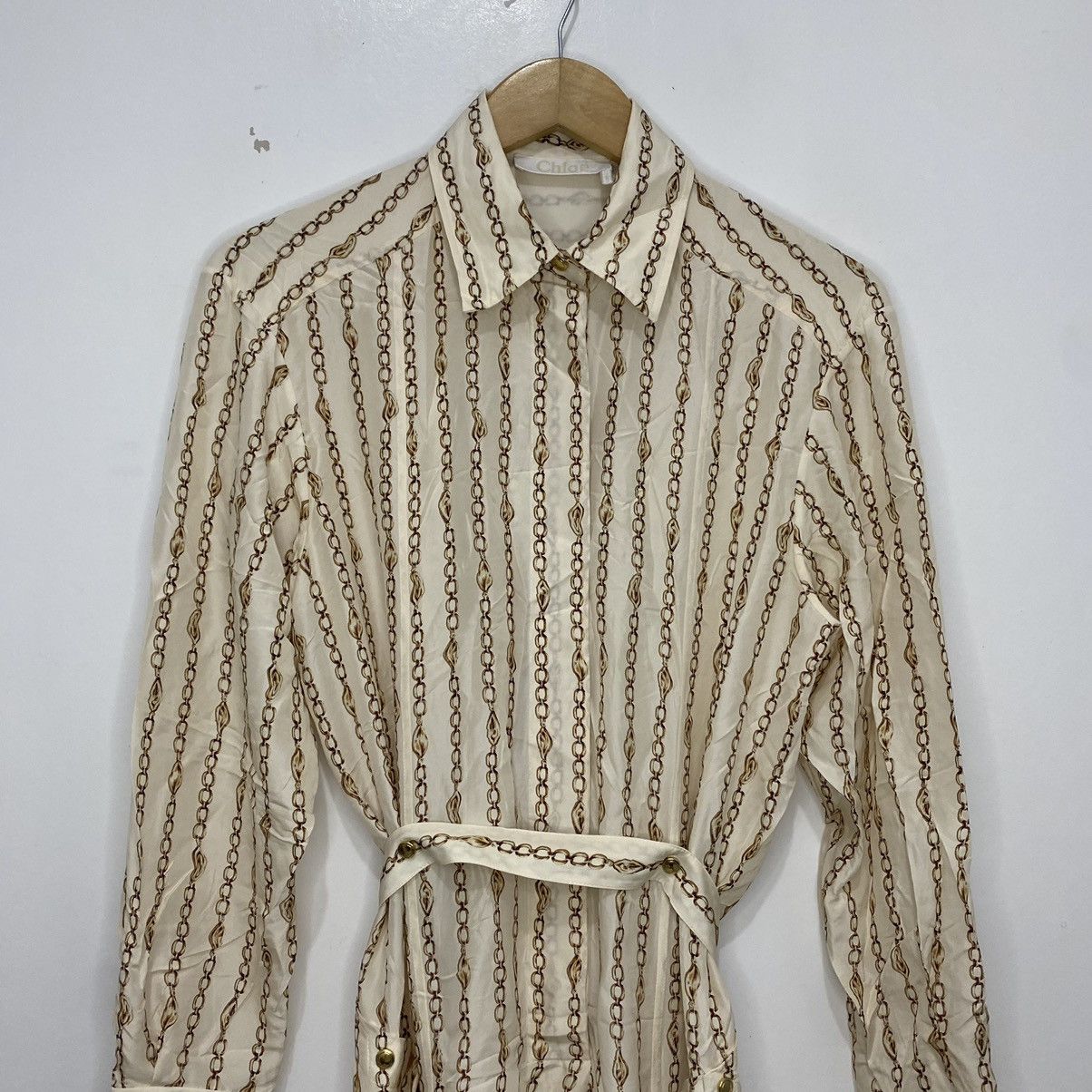 Chloe Chloe Seed Pearl Silk Dress Size XS / US 0-2 / IT 36-38 - 2 Thumbnail