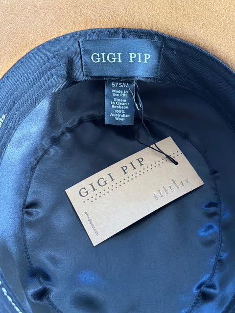 Other Gigi Pip Dahlia Women's Boater Hat S/M Brown Size ONE SIZE - 4 Thumbnail