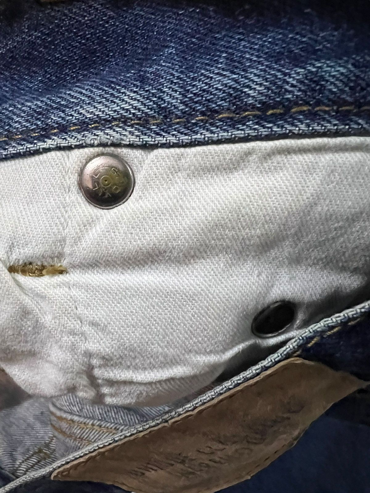 If Six Was Nine × Japanese Brand × Seditionaries 💥Baggy💥Unique Clothing Warehouse Distress Mud Wash Jeans Size US 33 - 14 Thumbnail