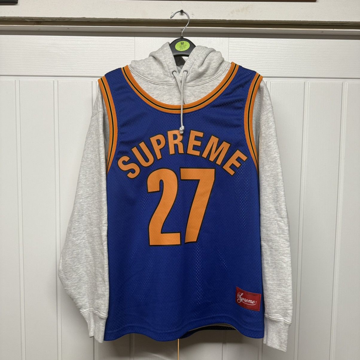 Supreme Supreme Basketball Jersey Hooded Sweatshirt Hoodie SS21 Size US S / EU 44-46 / 1 - 1 Thumbnail