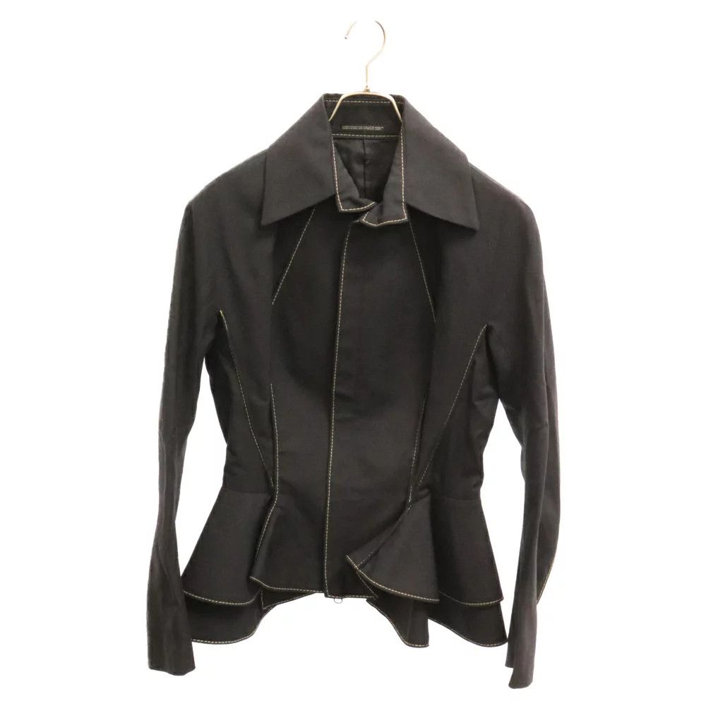 Vintage 90s Yohji Yamamoto A.A.R Button Up Leather Jacket Size M