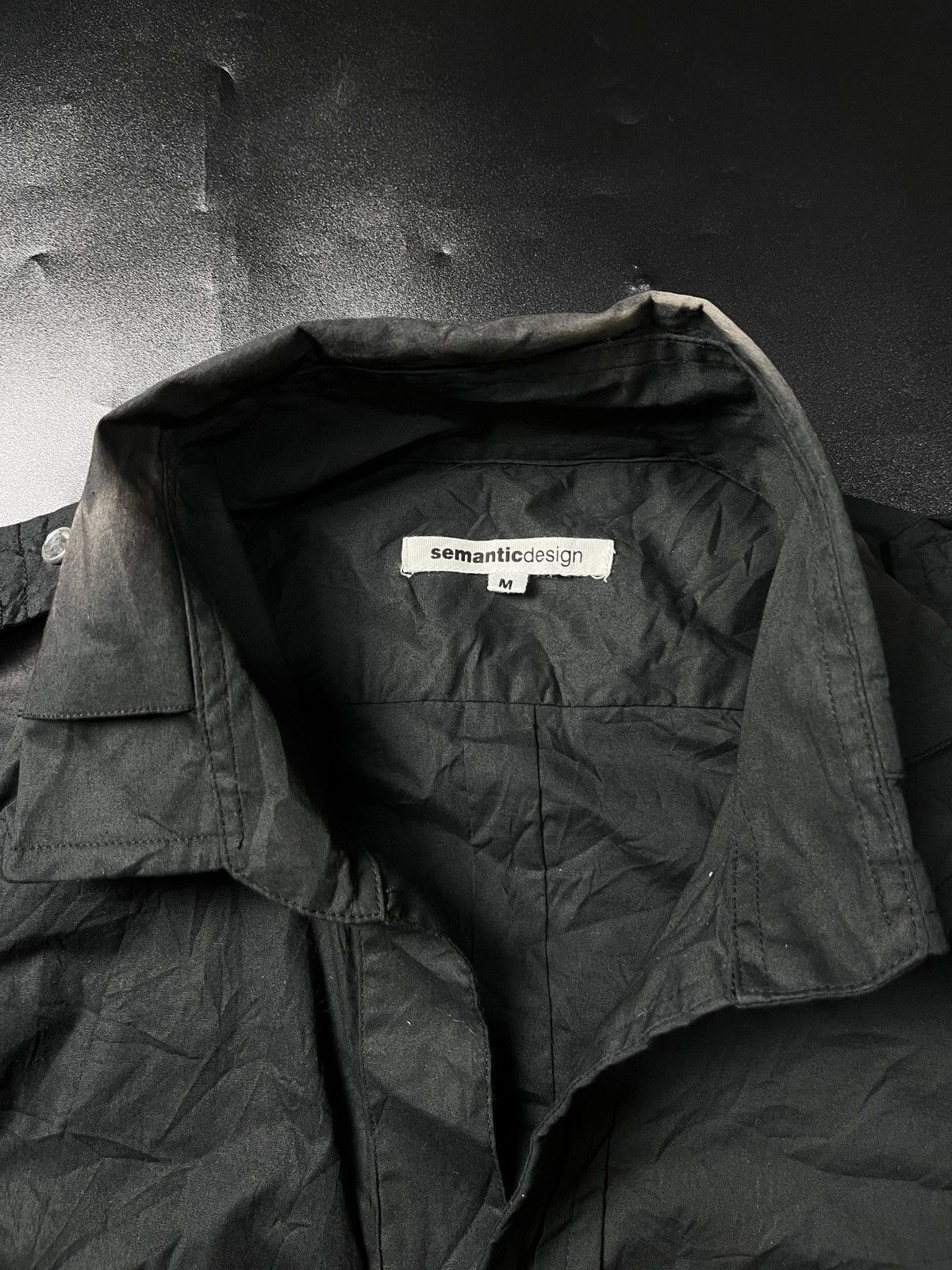 semanticdesign Crazy Semantic Desgin Black fade shirt Size US M / EU 48-50 / 2 - 7 Thumbnail