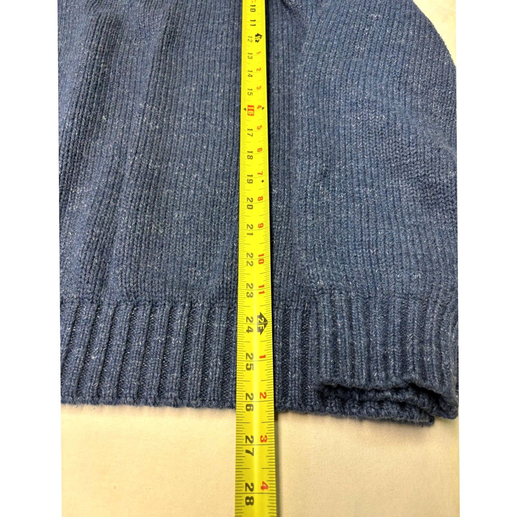 Vintage L.L. Bean Mens Large Blue Cotton Mock Neck Button Pullover Sweater Casual Henley Classic Vintage? Size US L / EU 52-54 / 3 - 4 Thumbnail