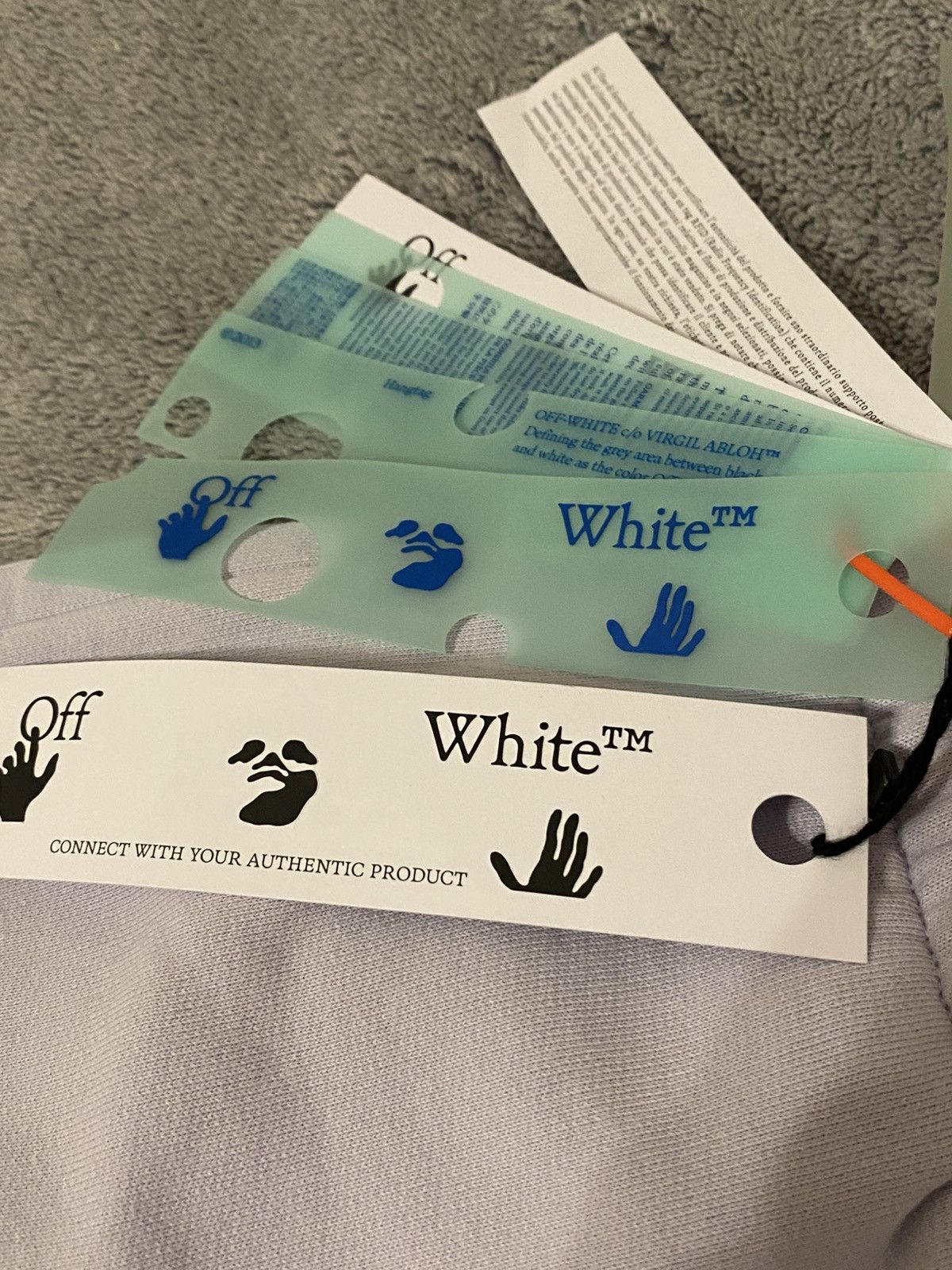 Off-White Pants Off white Caravaggio Dusty Lilac Size US 33 - 5 Thumbnail
